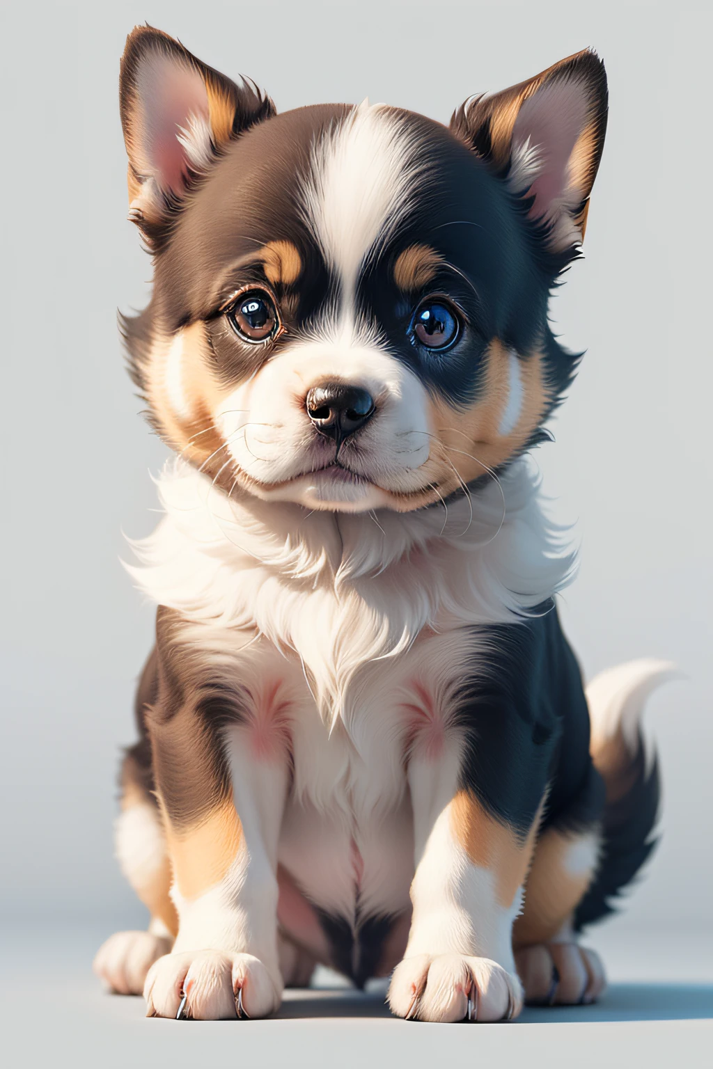 Generate puppy image with white background