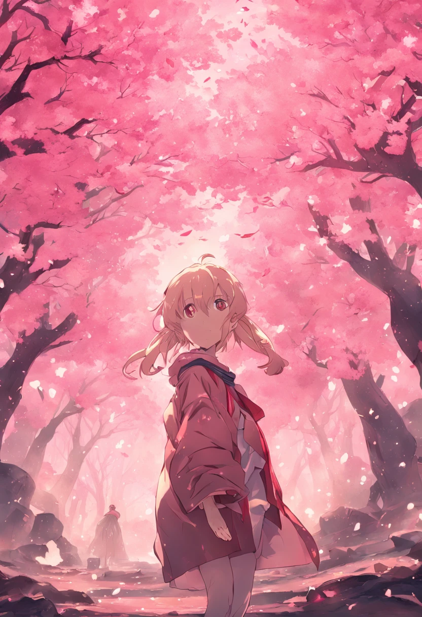 top-quality、masterpiece、natta、cherry trees、Sateen、softfocus、Fantastical、