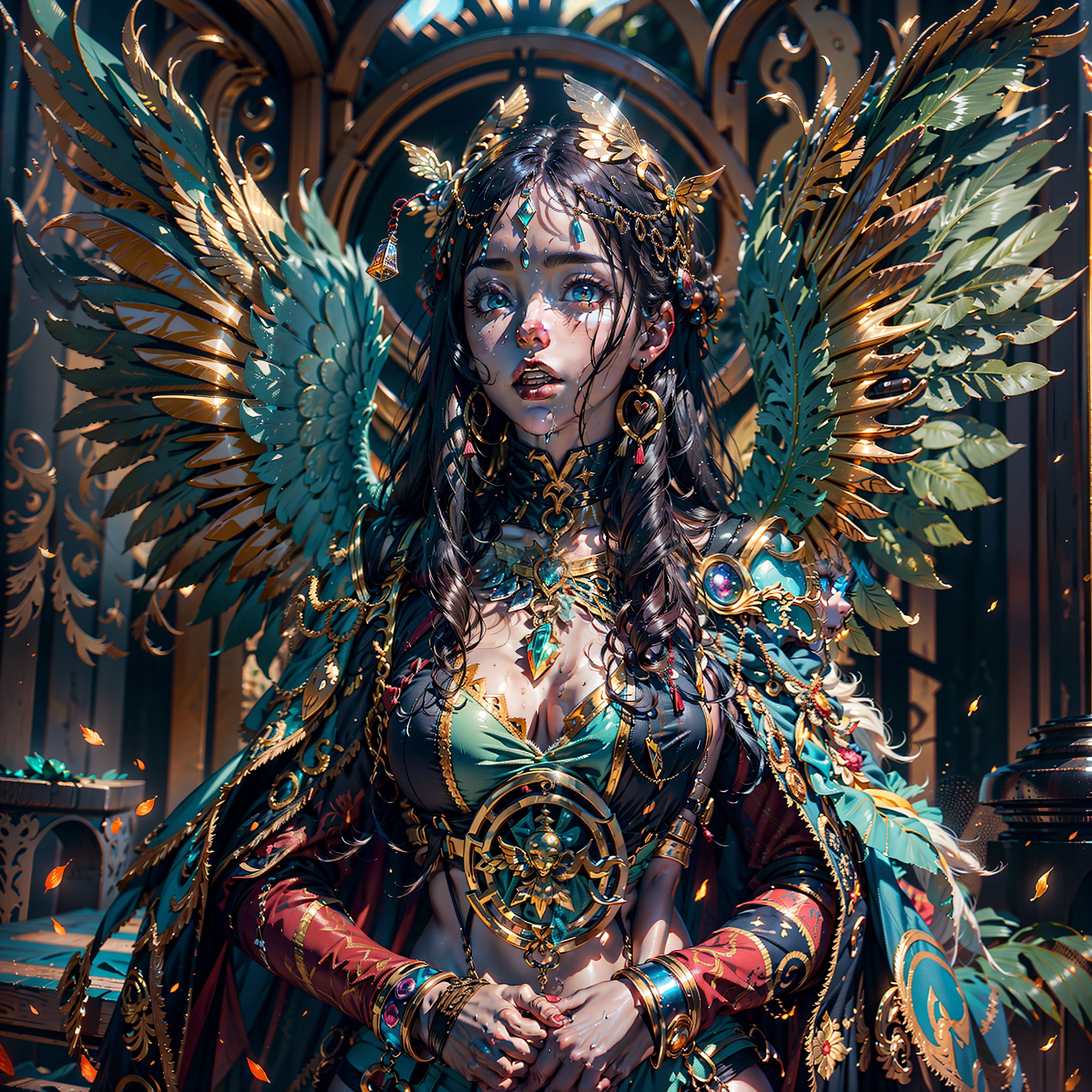 Masterpiece epic Sunlight luminescence volumetric lightning contrast global illumination saturate ultra:2 highres meticulously intricate analogique pro-photo-realistic ultra high_quality ultra high_detail optimal accurate cgi vfx sfx reflex 3dcg max color-coded extreme improved Octane_rendered UHD XT3 64K 32K 16K 8K DSLR HDR unrealengine5 romm rgb pbr 3dcg fxaa blu-ray fkaa txaa rtx ssao enhanced ultra_sharpness ecstatic graduate Will-o'-the-wisp pixie sprite iota garden conceptual angel female Jinx glamour walking Chevaleresque "Nicki Minaj" Cosplay aristocratic Goddess surmounted wings surrounded intertwined feather éblouissantes Valkyrie-wings symmetrical athletic Native tanmed skin african hairstyle dreads obvious agate perfect divine cheekbones effects reddened embarrassed lazuli beautiful Eyes Brown Pupils Black Iris Turquoise Sapphires Open Mouth Teeth Smiles tongue wet pilot Jacket Floating fringe Pearls Eccentric Cape Levitating Shoulders-Off chemise blanches dentelles clavicules papillotes reveal breasts falling sideboob felt satin orange corsait yellow spinels thick leather skirt soies assortie amples nombril revealing heart belt_chastity crux diamond cadena pubic scarlet pubis-hairy obvious indigo Size silver adorned padlock Gold thighs legs garters Gothic inox boots decorated onyx, Sun urban Outdoor Forest Beholder "medieval" outfits priestess ruby background equirectangular 360 monastery opal marble deep path ombre Sundrop lantern decorated dramatic mannequin armor chrome chain flat bands fathoms "Heavy Metal" richly lys rune rose ornate emerald plasma glyph Tourmaline wood Earth engraving lava magic summon monster viceroy incandescent Crystalline invocation creature Queen Bee (EOS R6 135mm 1/1250s f/2.8 ISO400) bees conjuration monarch flowering butterfly dog howling floraison Shiba_Inu CGSCOSITY Hearth Ark Church "Ouroboros" Caduceus Hermes mythology Cathedral chef-d' tatoo Bruce_Weber sex girl naked nsfw varied multi etc.