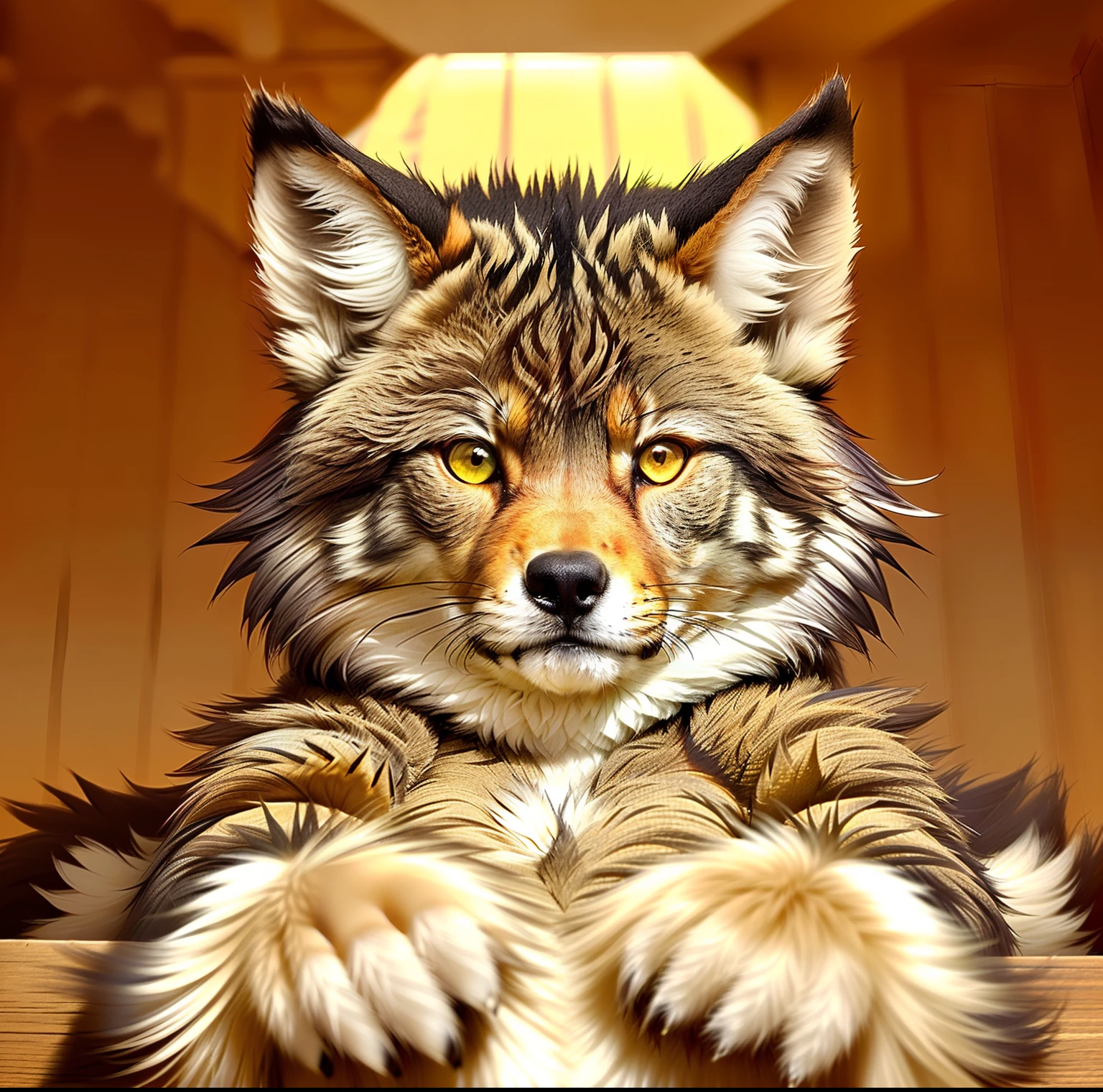 (Bright environment:0.8),tmasterpiece,high high quality,digitial painting\(artwork of a\),By Dagasi,Yupa,Kiyosan,(Humanity,Fluffy fur,character focus:1.1),anthro female wolf,short detailed hair,sportrait,eyes with brightness,in a panoramic view,Character focus。(detailedbackground:0.7),独奏,hairy pubic,Furry female,female focus,Humanity,(Full Body Furry,A fluffy tail,Dark gray fur,Red eyes,Dark gray hair:1.2),(long canines,coyote:1.2),(interiors,In the daytime,inside the house,sitting in the couch:1.1)(reproductive organs,big breasts exposed cleavage)(Masturbating with his hands)(anatomy correct:1.1)(A little shy)