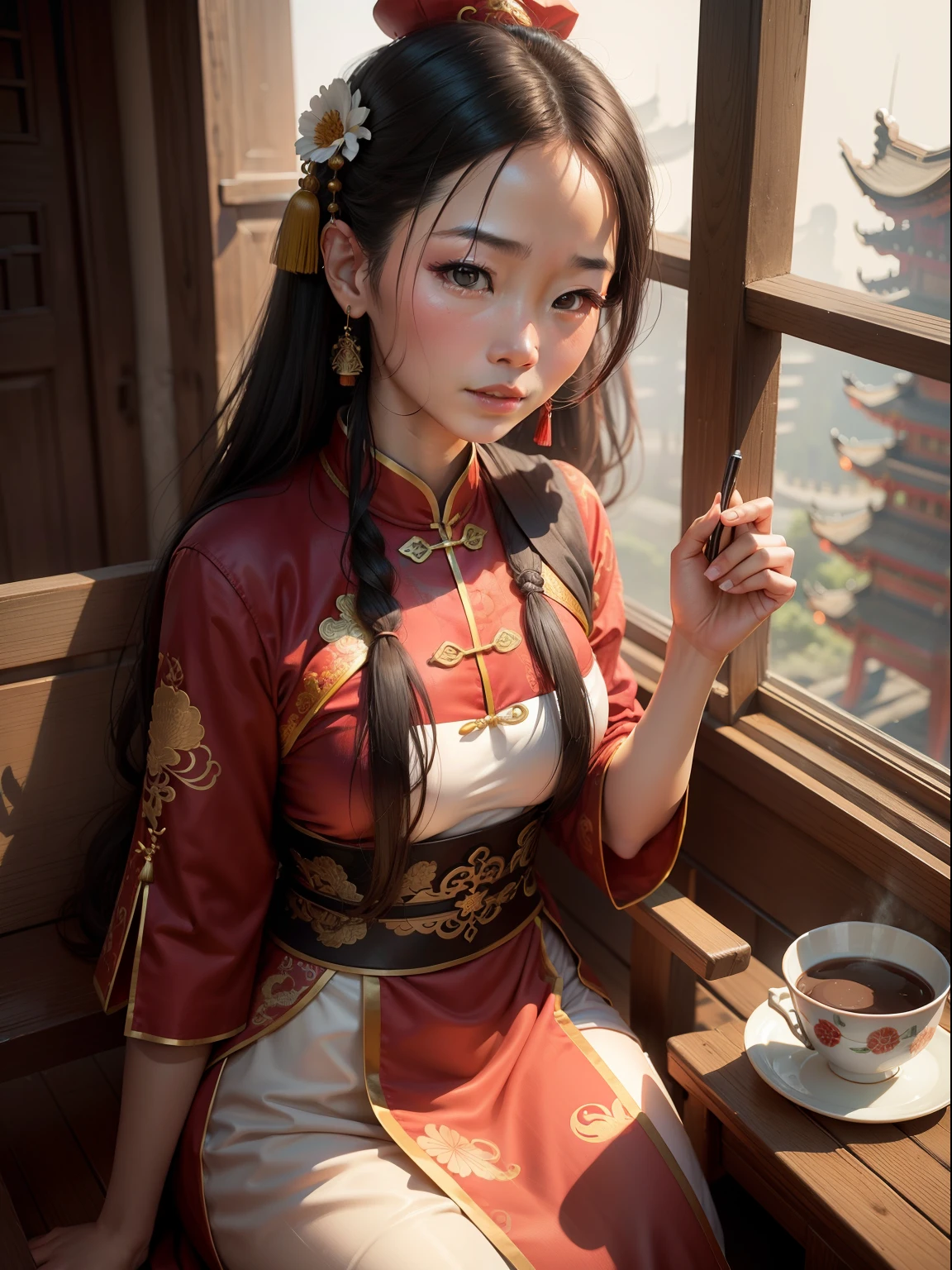 woman, China, ancient, traditional