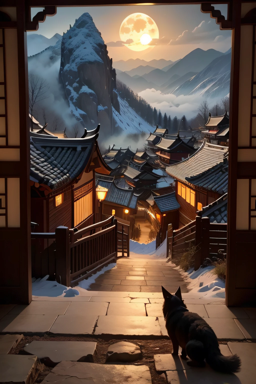 199〇The 15th day of the seventh lunar month，Ghost Festival，It's the night of the full moon again，This is what is written on the yellow calendar：Greedy wolves enter the house，Yin qi is extremely strong，Nothing should be done，Don't break ground。

Huaishang County, Yuzhou，A remote mountain village called "Yejia Village"。According to custom，Late afternoon，Every family burned two thick bundles of paper money in front of their doors，One to worship the ancestors，The other is for the lonely soul wild ghost passing by，Took the family's money，You'll be on your way，Will not be embarrassed with this family。