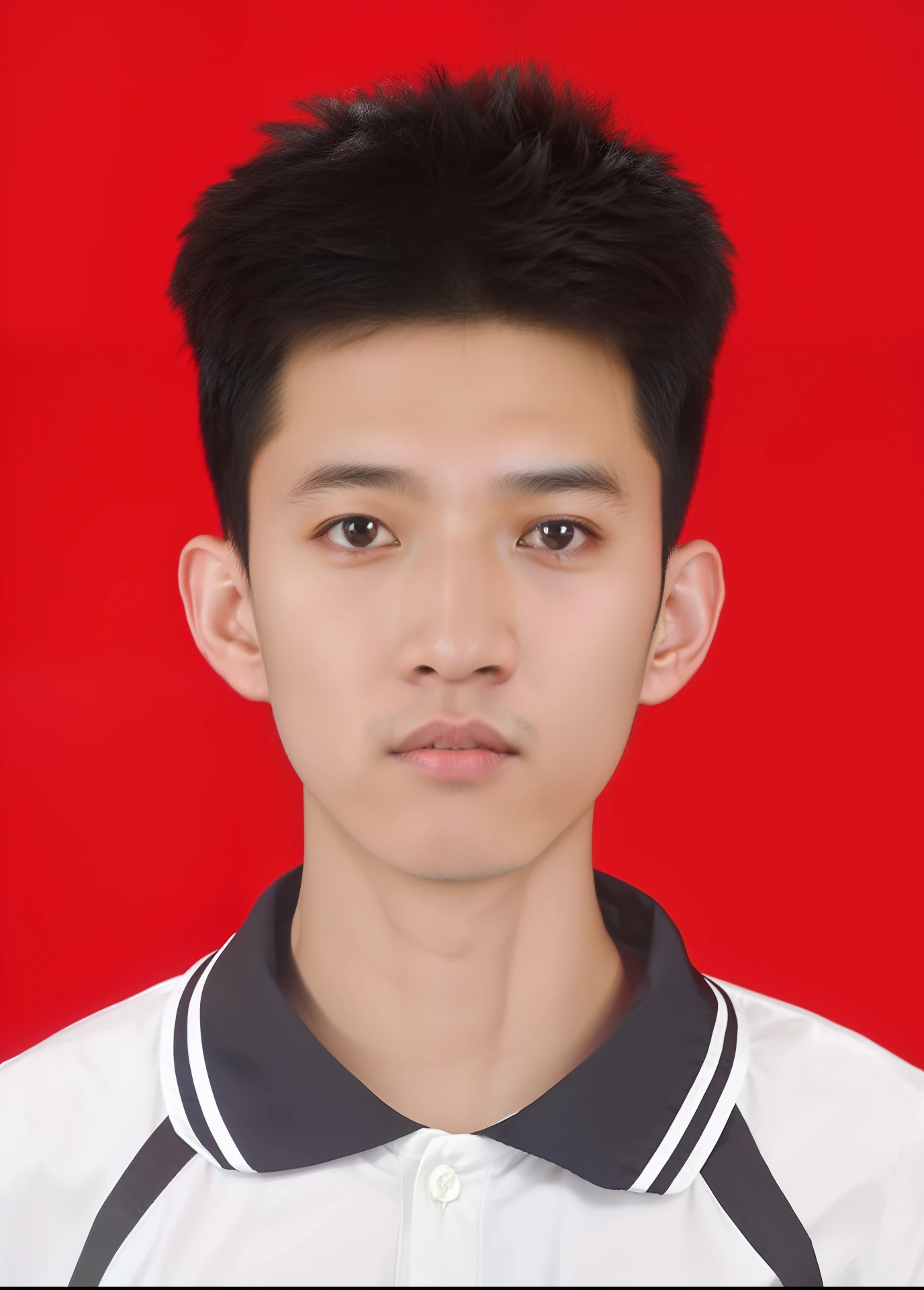arafed image of a man with a black hair and a white shirt, xintong chen, wenjun lin, jinyiwei, huifeng huang, phong yintion j - jiang geping, yanjun cheng, yihao ren, zeng fanzh, xiang duan, Wang Qichao, 2 3 years old