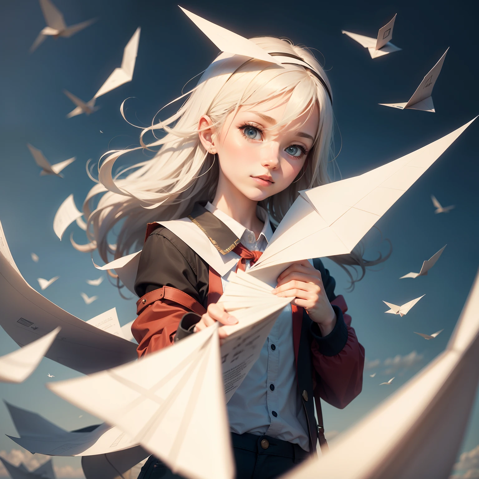 Paper airplanes