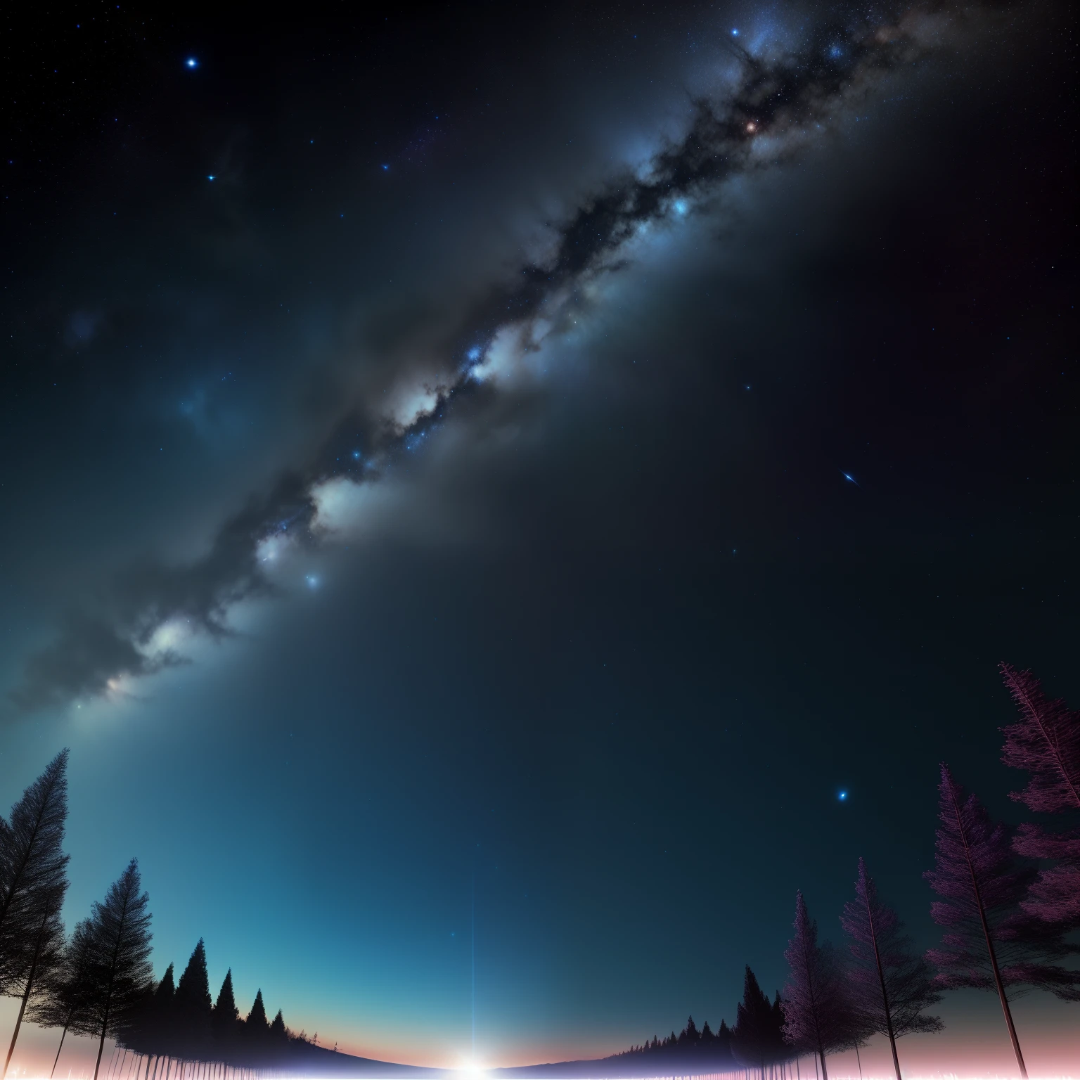 starrysky，Charming blue night sky。