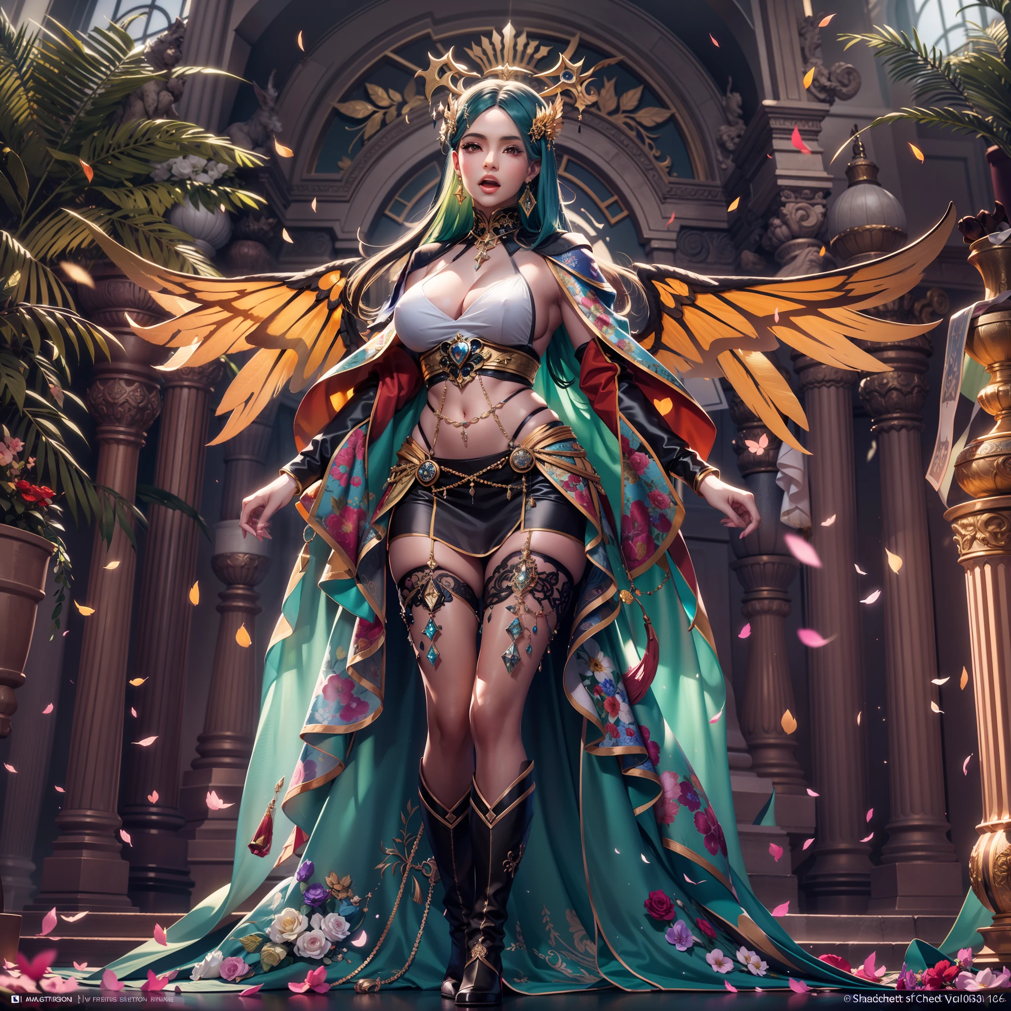 Master Masterpiece ultra Goddess Sun urban forest graduate deep path equirectangular_360 garden contre-jours Beholder "medieval" priestess Caduceus crux backlight global luminescence saturate Sunlight ecstatic volumetric lightning contrast meticulously intricate ultra pro-photo-realistic optimal reflection cgi vfx sfx ultra high_detail ultra high_quality max accurate reflex ultra highres vivid color-coded improved Octane-rendered UHD XT3 64K 32k 16K 8K DSLR HDR UnrealEngine5 romm rgb pbr 3dcg fxaa blu-ray enhanced fkaa txaa rtx ssao opengl-shader glsl-shader post-processing post-ptoduction cell-shading tone-mapping ombre analogique ultra_sharpness symmetrical angel surmounted wings surrounded intertwined feather éblouissantes Valkyrie-wings "Heavy Metal" Will-o'-the-wisp iota pixie sprite kindergarden female glamour walk Chevaleresque "Nicki Minaj" Cosplay aristocratic athletic tanmed skin perfect hairstyle obvious agate divine cheekbones effects reddened embarrassed ultra gorgeous beautiful_eyes Brown Pupils Black Iris Turquoise Sapphires Open Mouth water drop of water tongue droplet Teeth Smiles pilot Jacket Floating fringe lazuli Pearl Eccentric Cape Levitating Shoulders-Off chemise blanche dentelle clavicules papillotes satin orange reveal big breasts large sideboob felt corsait yellow spinel thick leather skirt amples nombril size revealing heart belt_chastity cadena pubic scarlet pubis-hairy obvious silk indigo silver adorned gold padlock thighs legs garters gothic stainless boots decorated onyx monastery opal marble ruby background Sundrop mannequins armor richly decorated chain chrome flat bands fathoms tin lys rune ornate emerald plasma glyphs Tourmaline lava magic fire summon milkweed incandescent Crystalline creature viceroy (EOS R6 135mm 1/1250s f/2.8 ISO400) monarch conjuration flowering butterfly Hearth lantern CGSCOSITY invocation monster floraison population Ark Church Earth chef-d' tattoo Bruce_Weber sex girls naked nsfw varied multi etc.