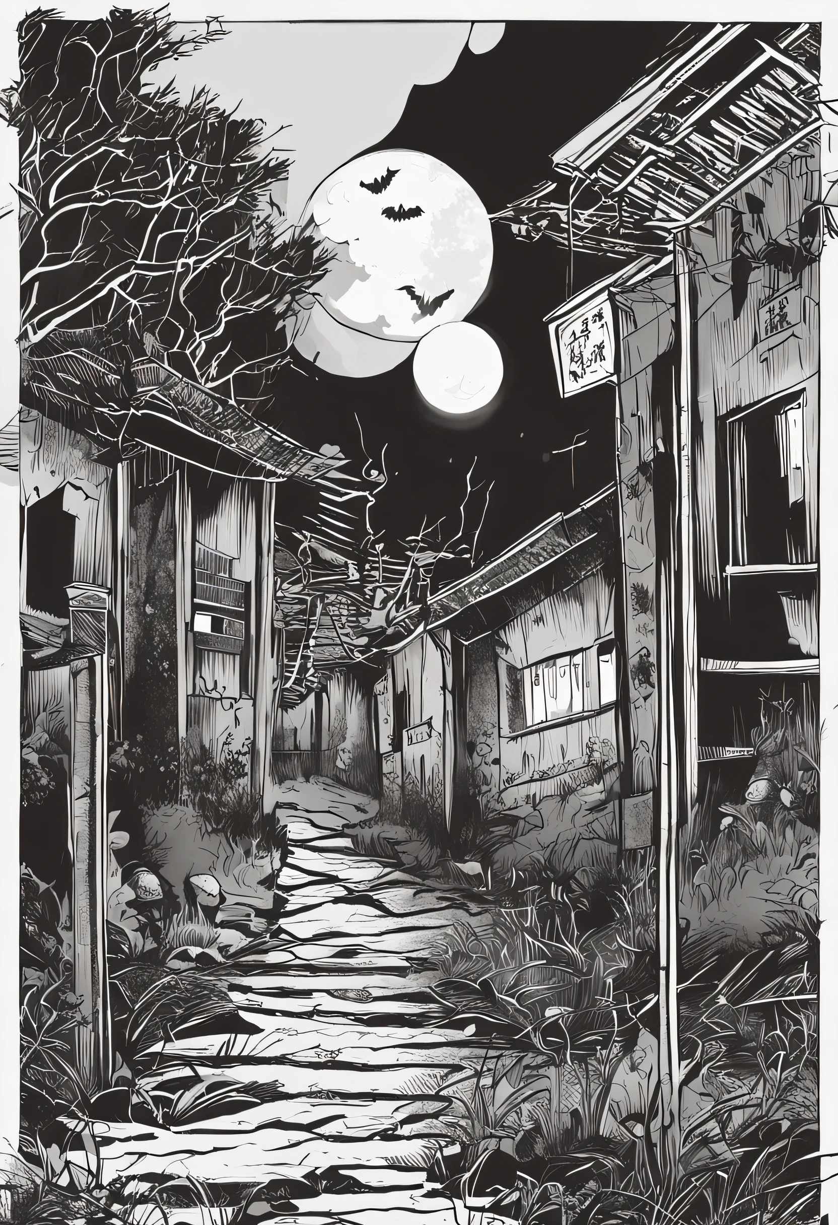 deep in the night，It started raining，Hit on the leaves，Si Si Soso，Such as a lonely ghost walking at night，The wind whimpered，Like a cry，It adds a spooky atmosphere to this unusual night。

Village head path，A blurry figure loomed in the wind and rain，Get out of the village，Went straight up the back mountain，Walked into a cemetery。

This cemetery is the ancestral village of the Ye family，Buried are the dead ghosts of the Ye family for hundreds of years。The black shadow finally came to a grave without a monument，A conjuring banner is inserted into the grave，Ghost hands generally swagger in the wind。