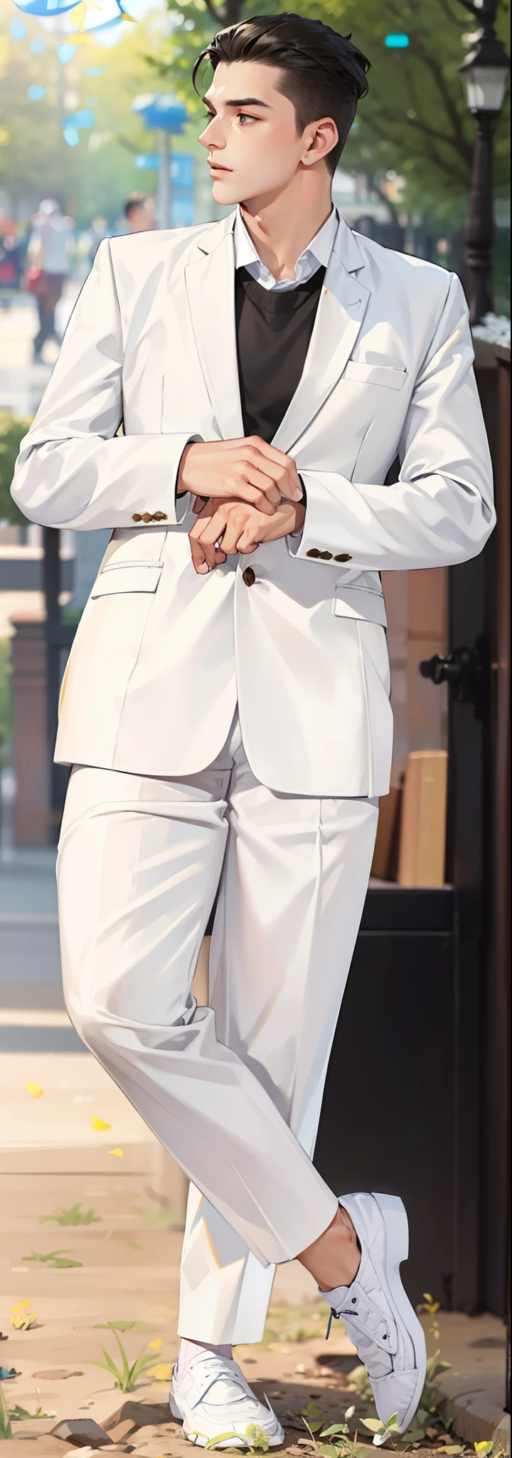 White socks handsome guy,Slender legs,The crotch is very protruding,Abs,on the campus,and the other slender legs,The crotch is very protruding,White socks with abs handsome guy kissing