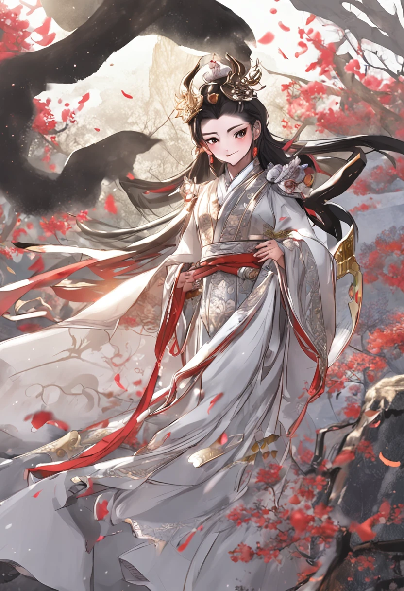 In a distant kingdom,There is a young and handsome warrior,His name is Li Yang。He falls in love with the beautiful and kind princess Susan,A grand wedding was agreed to be held today a year later。The day has finally arrived,People sent blessings to the couple。
The wedding scene was magnificently furnished,Flowers bloom。Li Yang wore a white dress inlaid with gold thread,Looks handsome and dashing。Susan wore a crisp white wedding dress,Wearing a brilliant crown on his head,Beautiful as an angel。
Halfway through the wedding,Suddenly, the sky was cloudy,Thunder roars。Everyone was shocked,Not sure what happened。Then,A huge monster burst through the air,Its body is ten feet tall,Covered in scales,Your eyes burn like flames。It landed at the wedding site,Protested to the crowd。
Li Yang saw this,Immediately draw the sword at your waist,come out boldly,Resolve to protect your loved ones and your people。He wielded his sword,Launched a brave attack on the monster。That monster is not easy to mess with,It opens its mouth wide,A deafening roar is emitted,Face Li Yang。
Time,The sword qi is rampant,Thunder flashes。Li Yang and the monster started an earth-shattering battle。They fought for three hundred rounds,Although Li Yang is brave and fearless,But after all, the strength is limited,Gradually, the physical strength is exhausted,Dangers abound。The monster took the opportunity to seize the opportunity,A claw slapped towards Li Yang。Li Yang couldn't dodge,Hit hard by monsters,Fall to the ground。
The crowd saw this,They all exclaimed,Worried。It's at this moment,Susan suddenly emitted a dazzling light,Become a beautiful angel。She spreads her wings,Fly to the monsters,Fight it with divine power。
The monster is in front of Susan's divine power,Finally defeated。It howled in pain,It turned into a puff of black smoke and disappeared into the sky。Susan with her own angel body,Successfully saved Li Yang and everyone。
Sin embargo,The battle consumed too much of Susan's strength,She could no longer sustain her angel body。In the sound of blessings from the crowd,She slowly changed back to her original appearance。She held Li Yang's hand tightly,Tell him:"We can't be together in this life,I hope we can meet again in the next life,Love each other again。”
Finish the sentence,Susan turned into countless rays of light,Disappear into the sky。Li Yang was overwhelmed with grief,teary。He understands,This is the last time they will see it in this life。He bowed his head sadly,Swear silently in my heart,Next,He must find Susan,Spend your life with her。
from now on,Li Yang never married,He built a tower of angels on the border of the kingdom,It is used to commemorate his love with Susan。And the monster never appeared again,People speculated,Perhaps it was Susan's angelic power that made it feel fear,Don't dare to come out and make trouble again。
Time flies,The years go by。Li Yang guarded the Angel Tower alone,Until gray hair,Dying of old age。And the lovers who failed to spend their lives together,It has also become an eternal legend in the kingdom。