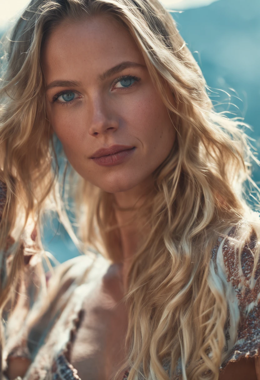 Scandinavian beautiful girl ,Pretty sexy bikini ,Almost naked ,a blond ,Blue eyes ,suggestive pose ,are F cups
