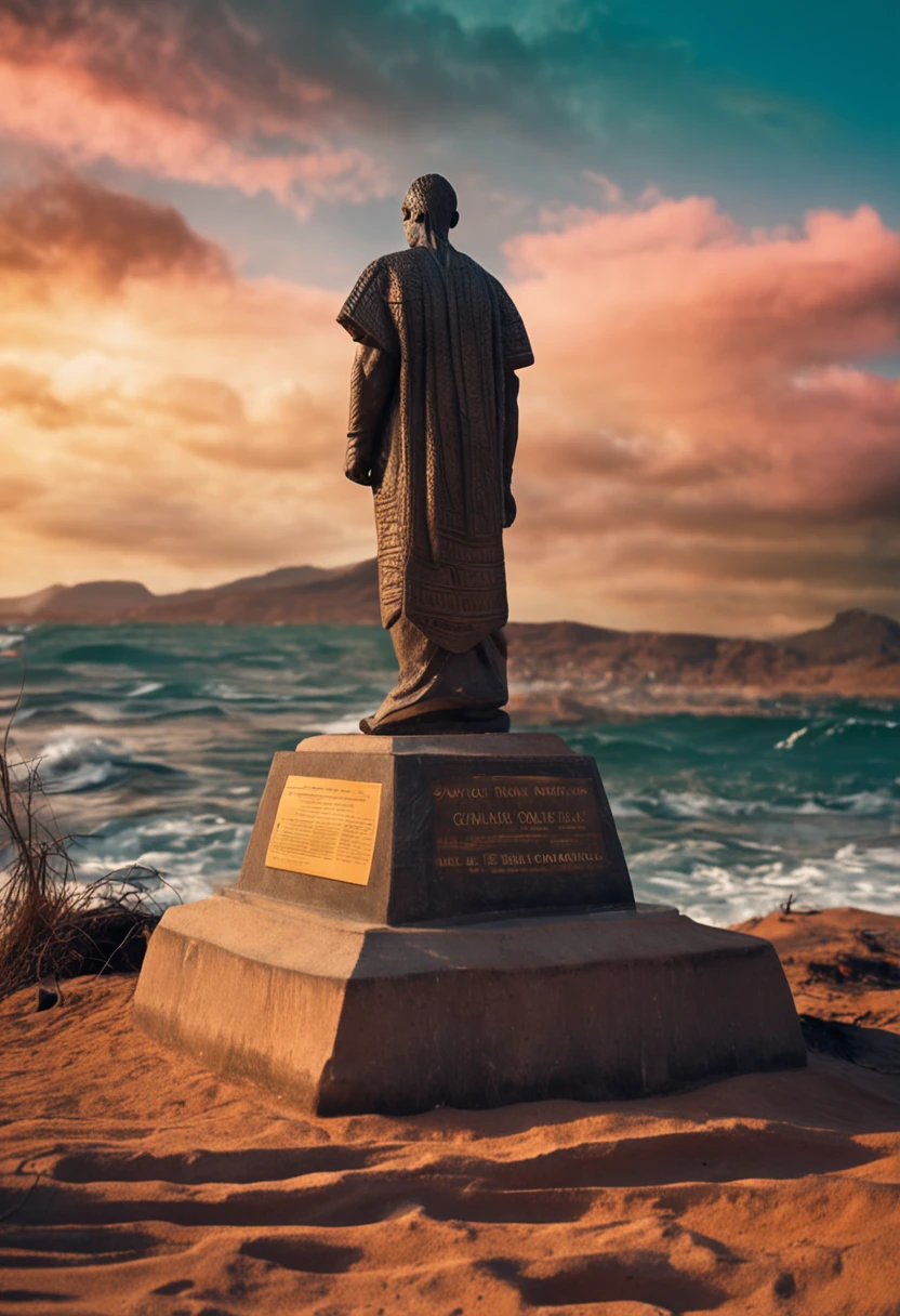 uma estatua de um touro