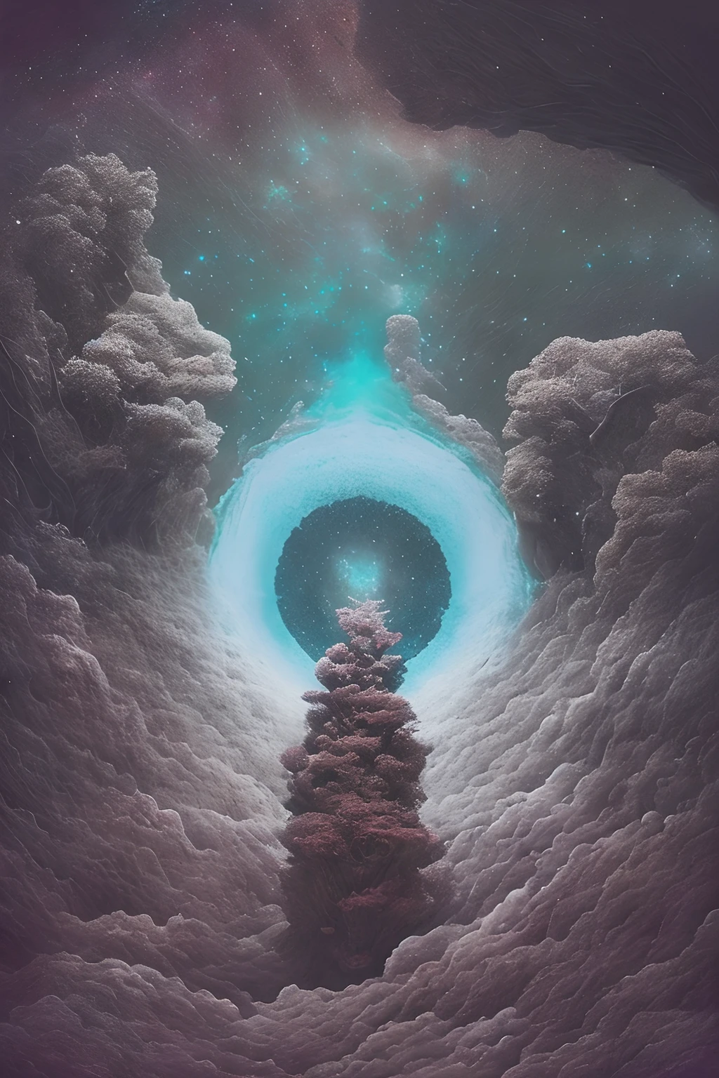 floating in the space, The essence of life, a natureza das nebulosas, magic, fantasy, Lovecraft