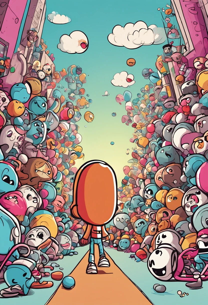 desenho animado gumball