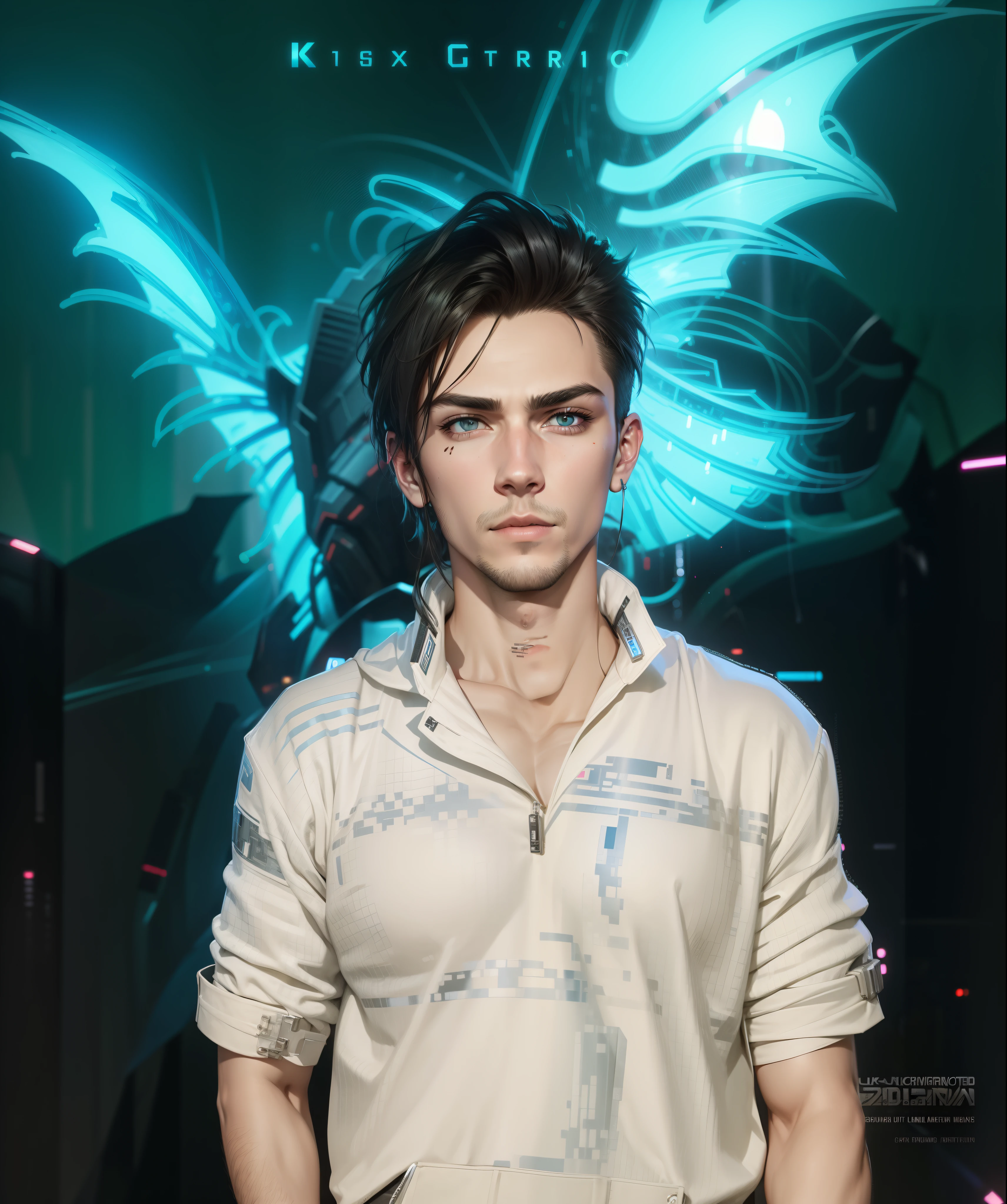 Change background cyberpunk handsome boy.realistic face.8k.ultra realistic
