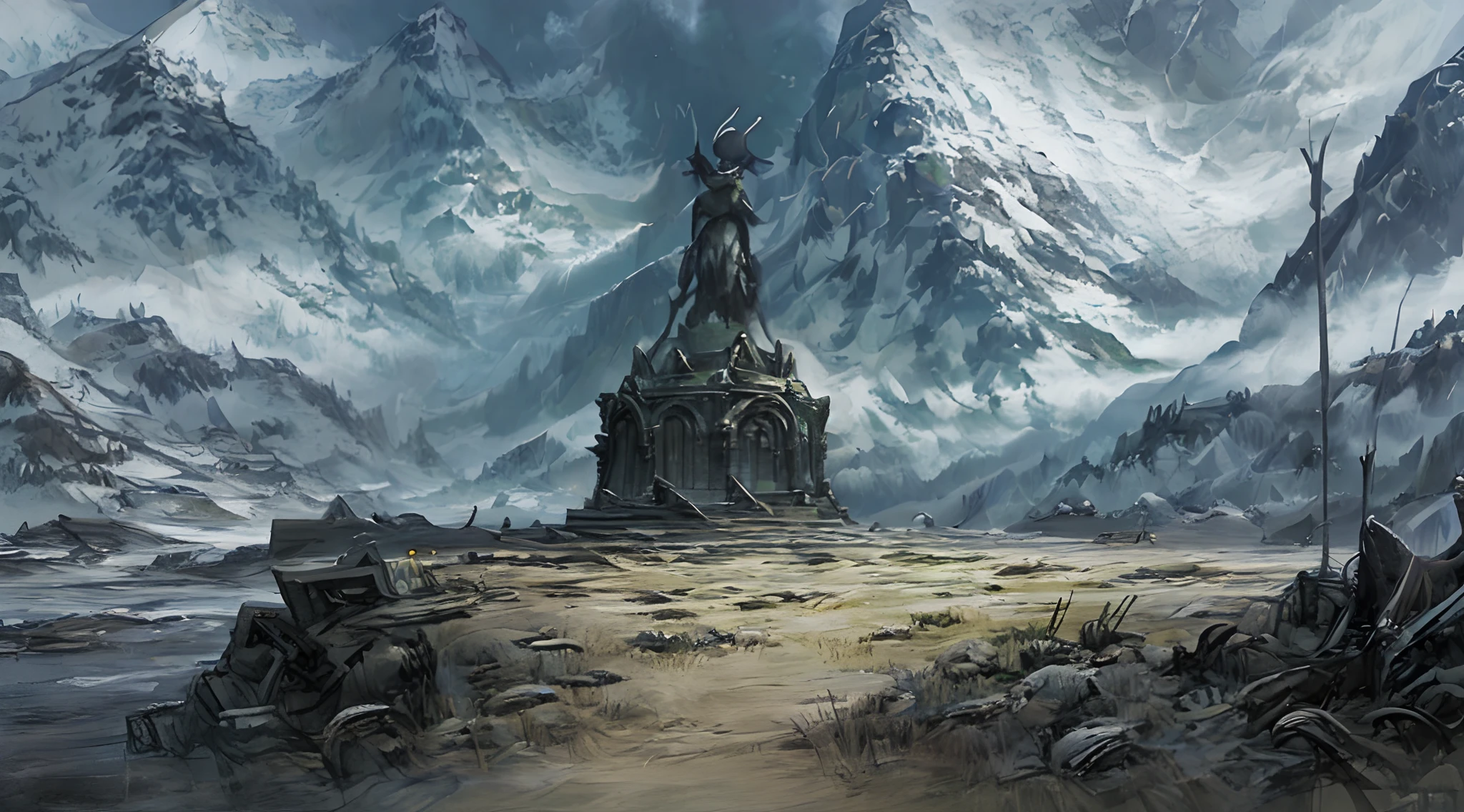 Stand in front of the mausoleum and salute in a military posture