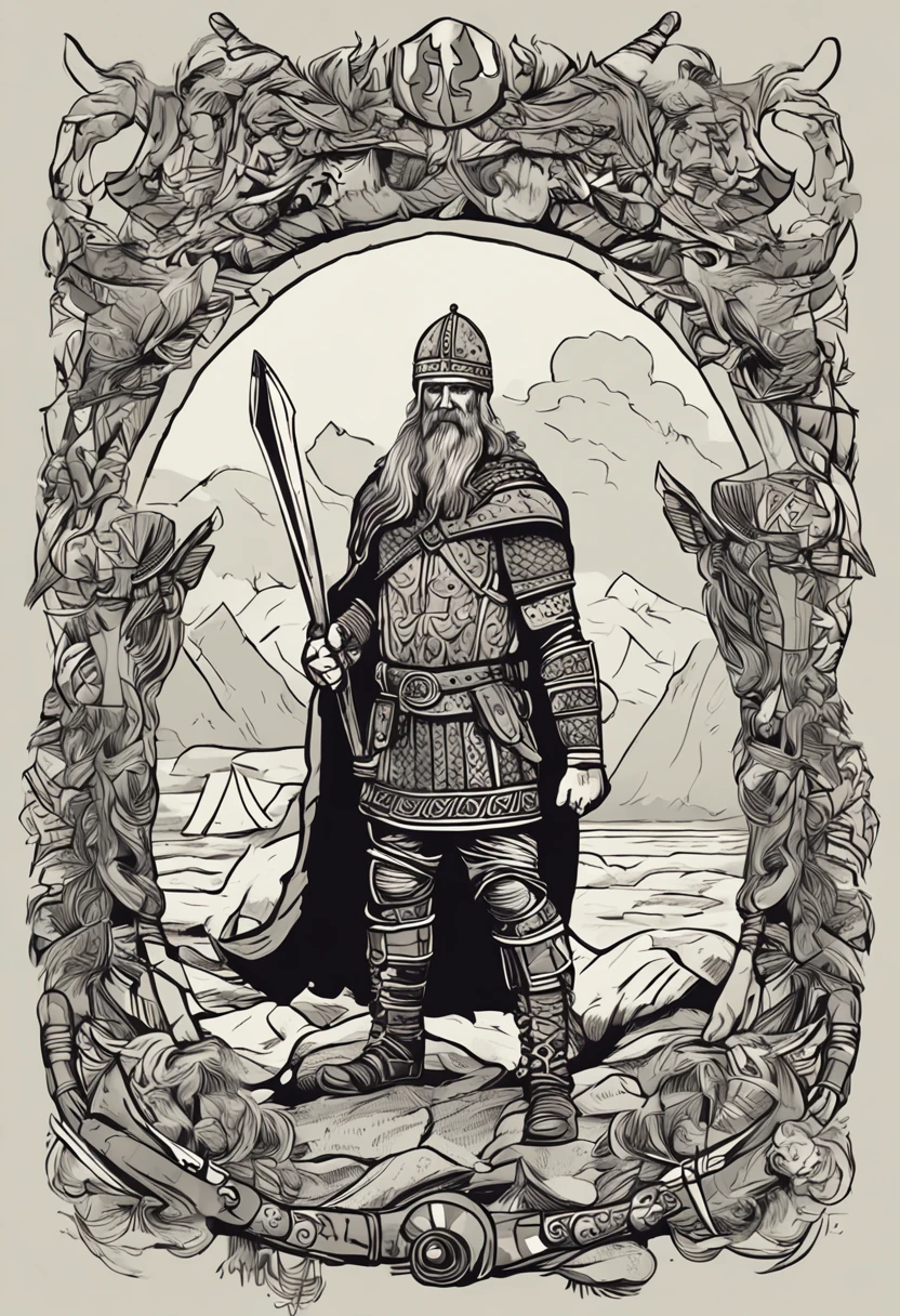 Several Viking warriors standing