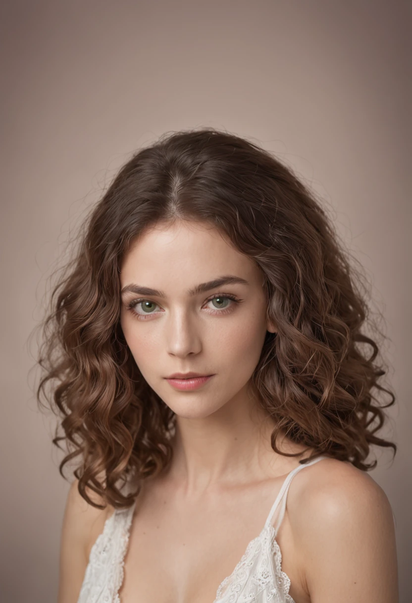 (RAW photo, best quality), (realistic, photo-realistic:1.2), 1girl, high quality, (high detailed skin:1.4), puffy eyes, beautiful hair, (darkroom: 1.3), (rim lighting:1.3), (dim: 1.3), (night: 1.3), interior, portrait, brunette hair, dark backgroundHair