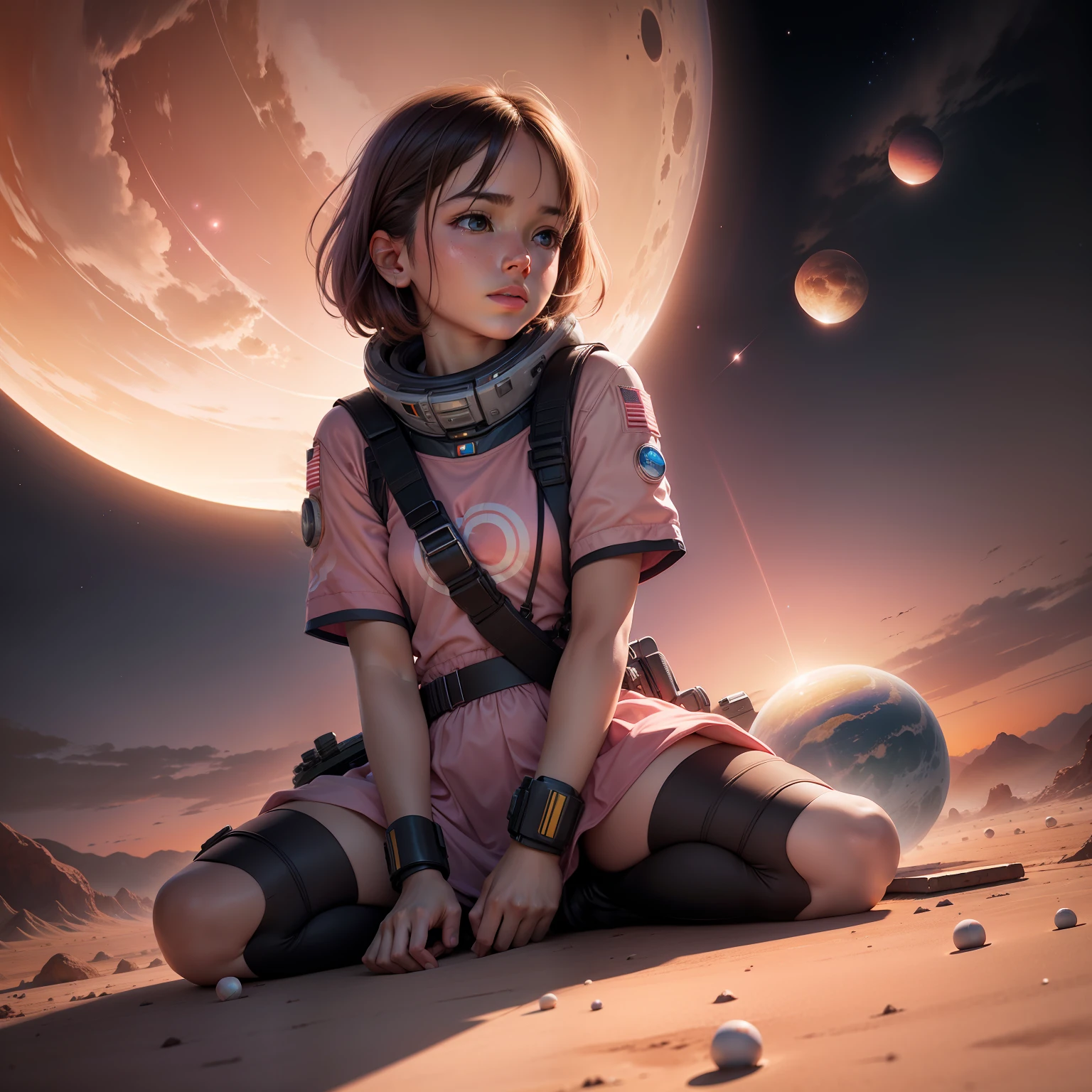 Of children playing on the moon --auto