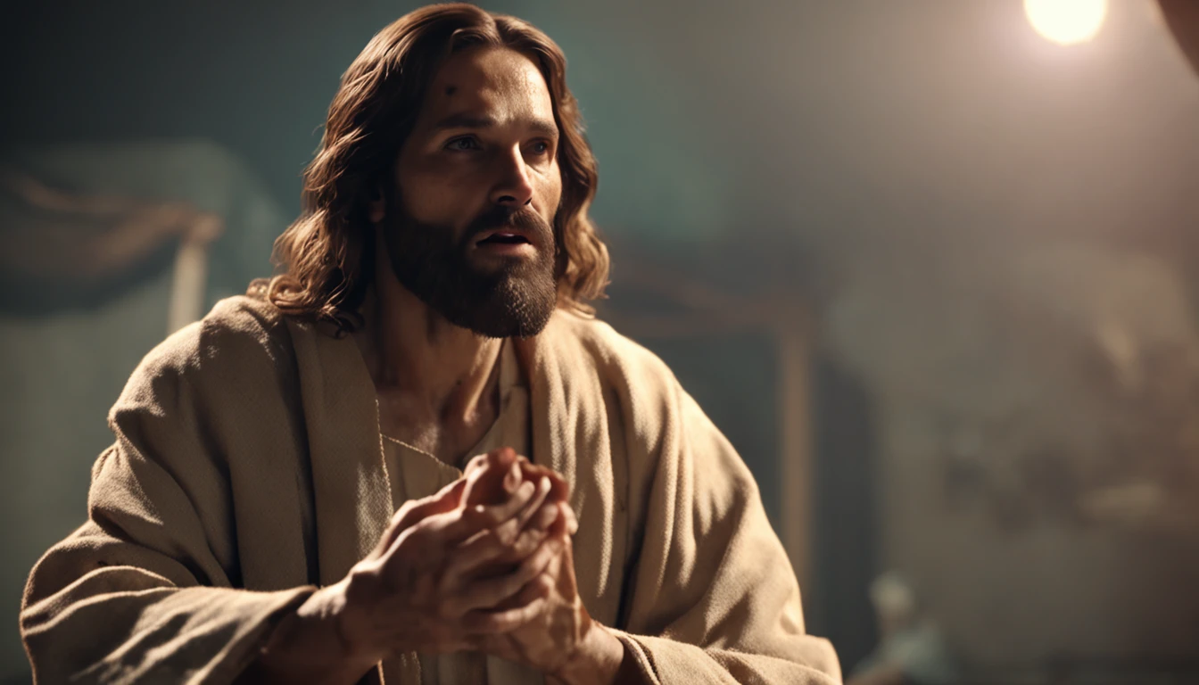 Jesus teaching, Cinematic lighting, Mudbox, Camera obscura, Diffuser filter