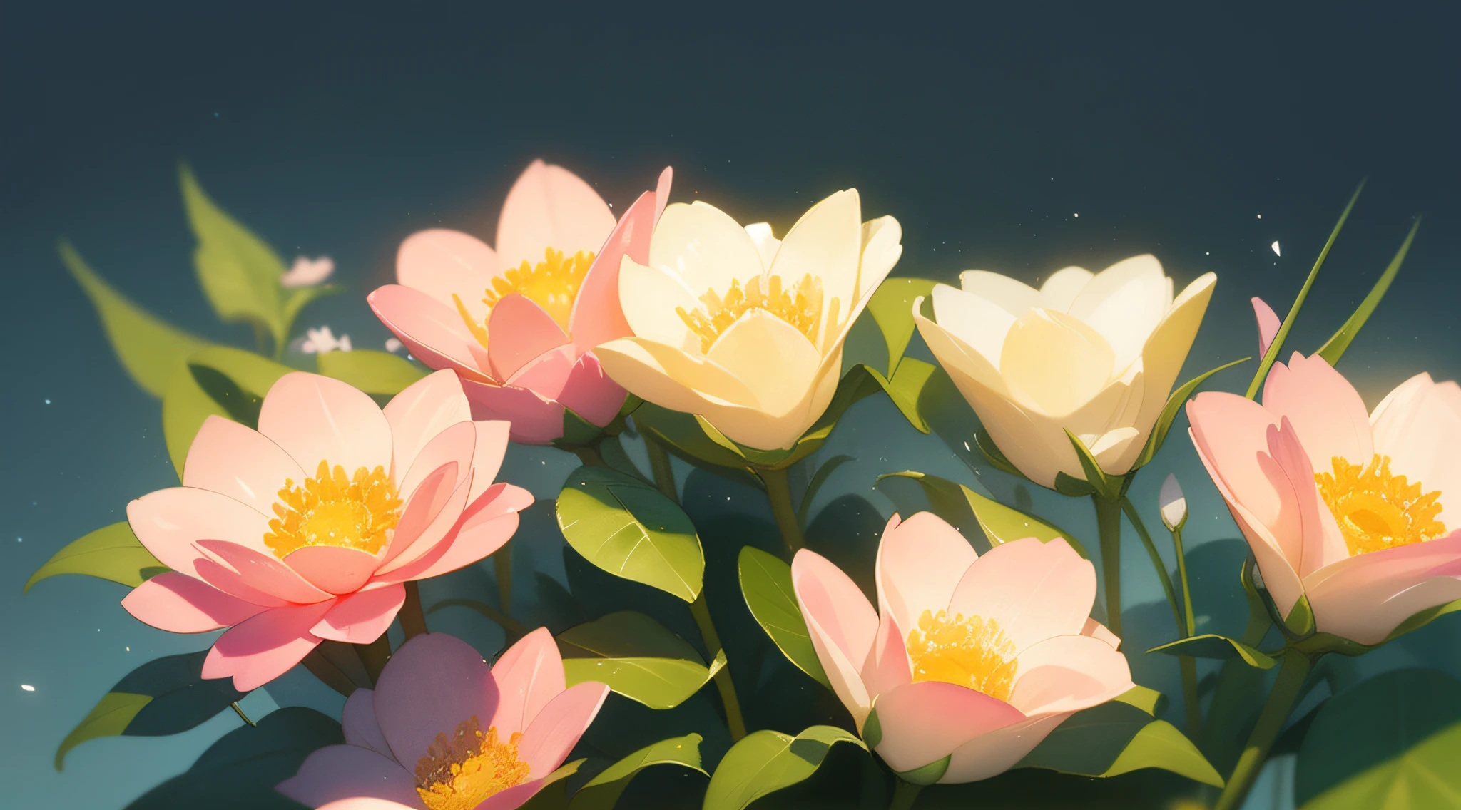 A beautiful flowers watercolor pastel painting by mehdi decuyper, close up detail with soft focus, perfect lighting and shades, with a bright vibrant color palette, trending in watercolor artstation, hyper realistic, digital art, soft gentle brush strokes, and a hint of magic.