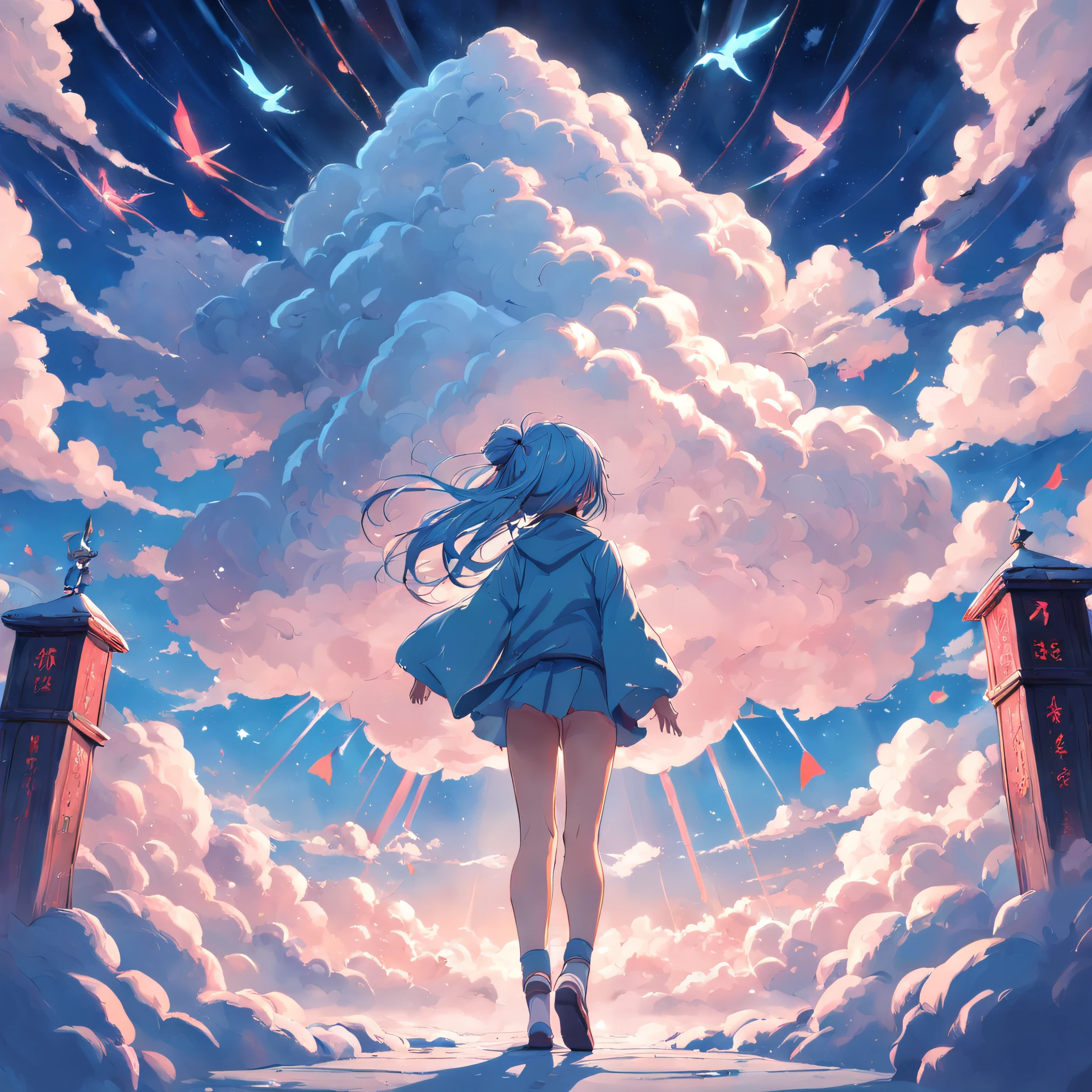 Cloud Girl，winter cube，with you