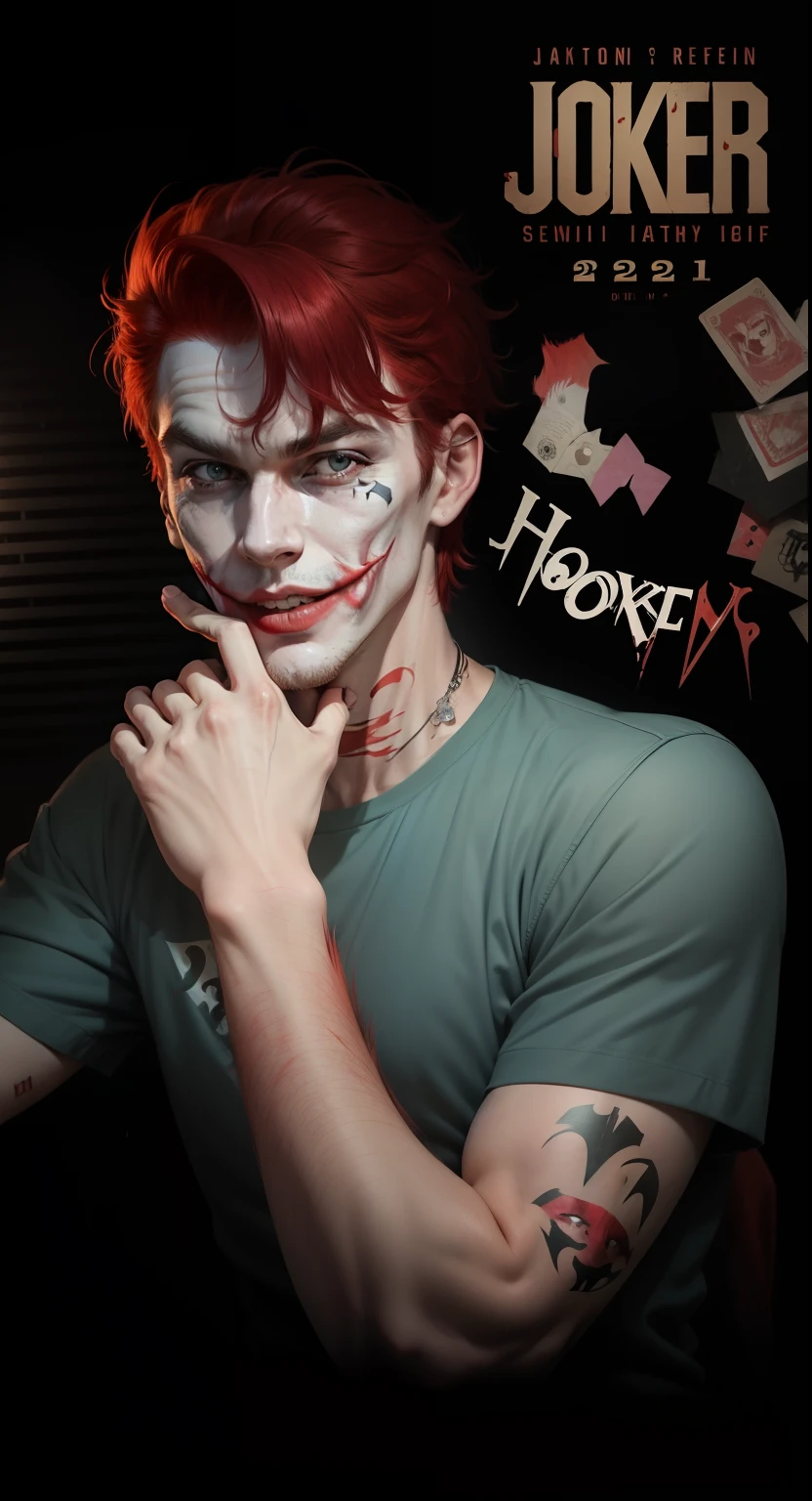 Joker face ,Red Hair ,22 years old Age