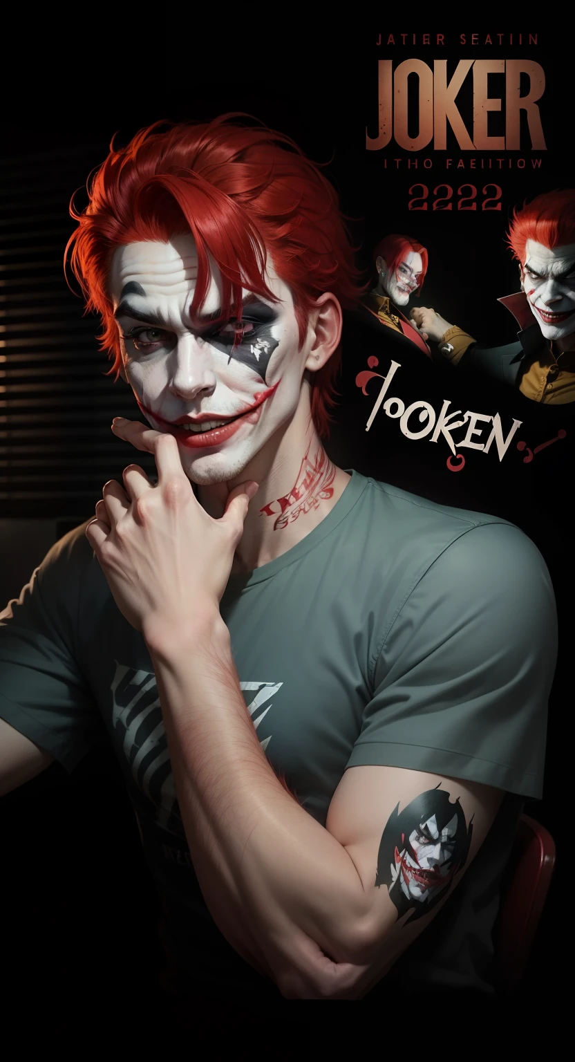 Joker face ,Red Hair ,22 years old Age