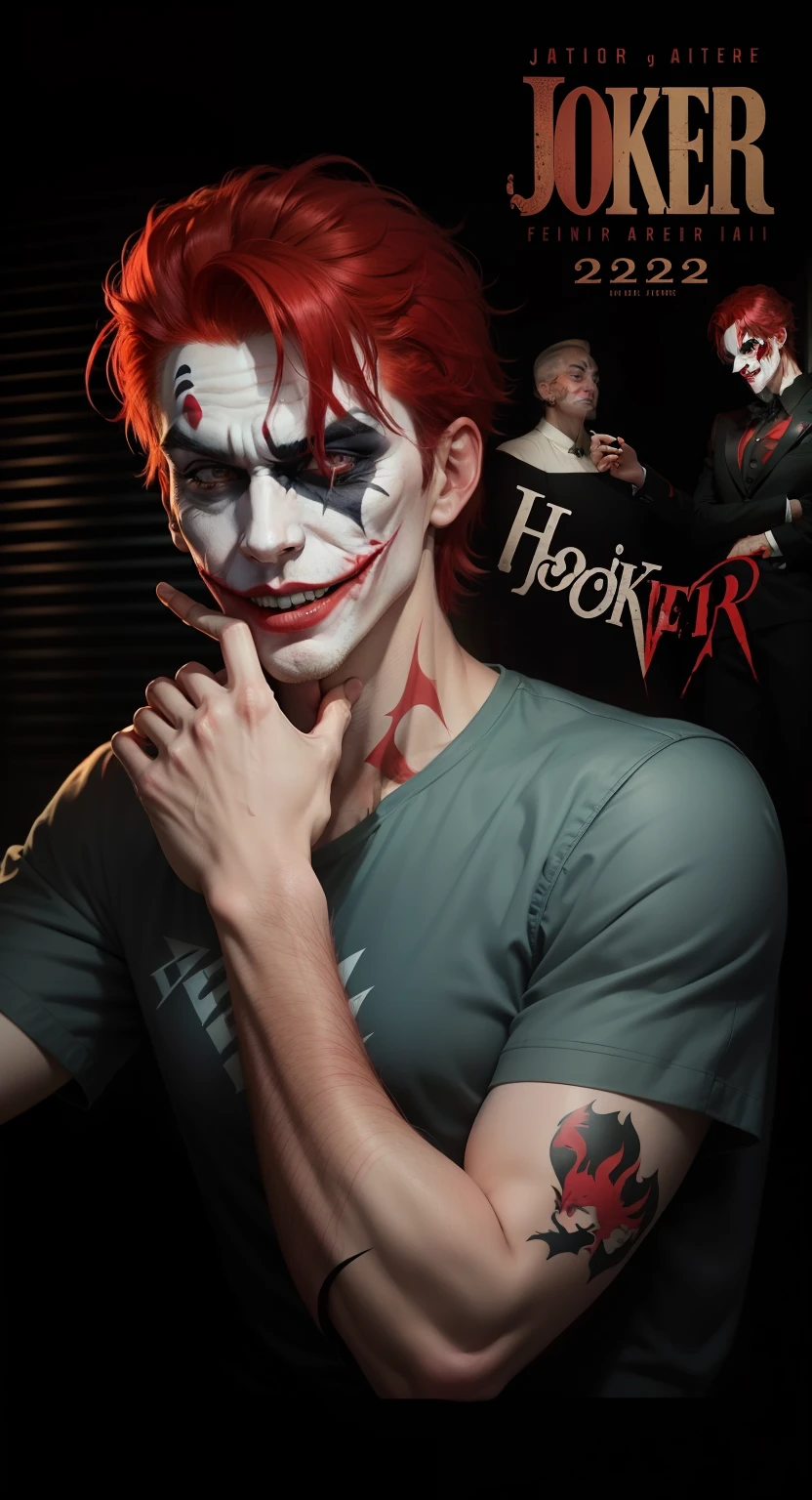 Joker face ,Red Hair ,22 years old Age