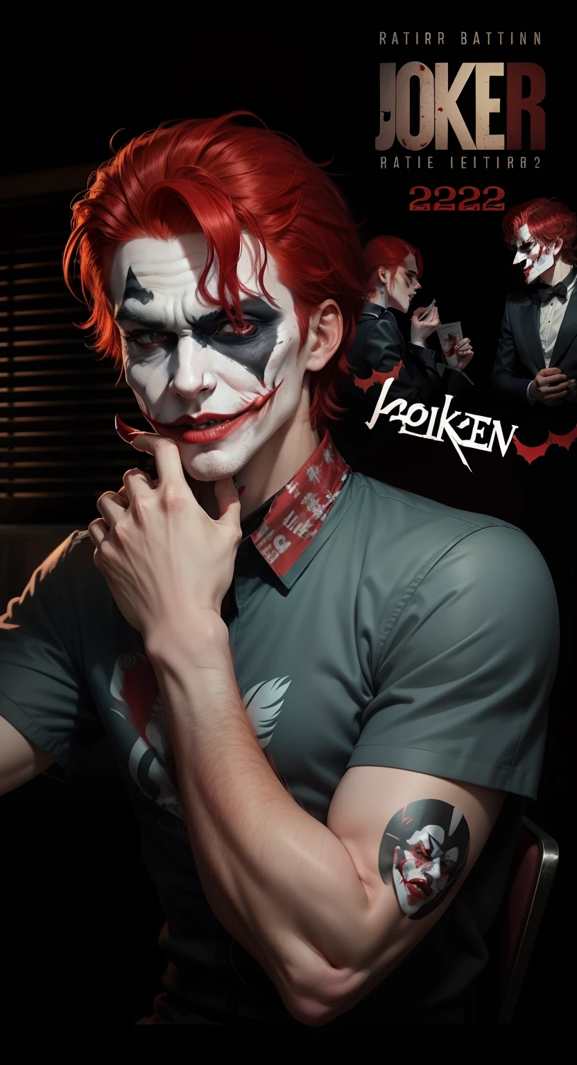 Joker face ,Red Hair ,22 years old Age