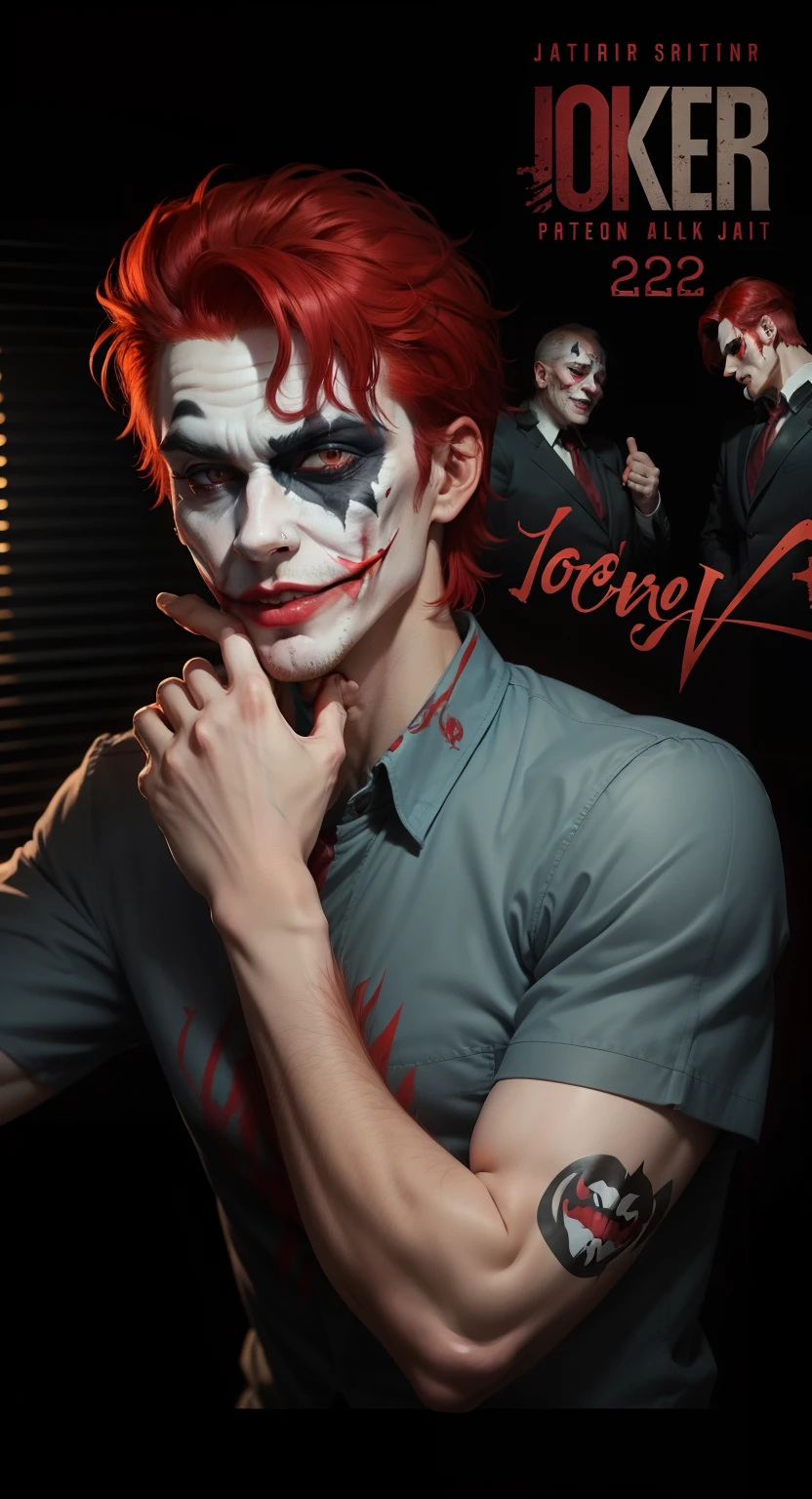 Joker face ,Red Hair ,22 years old Age