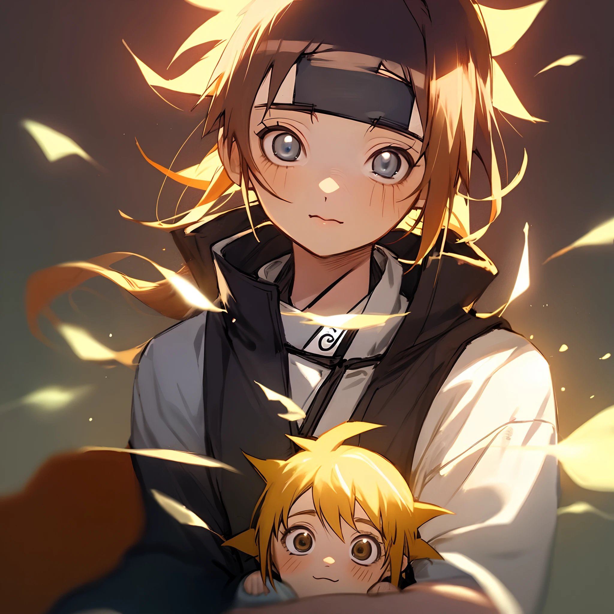 Hinata with naruto cute, lovely, attractive, glowing