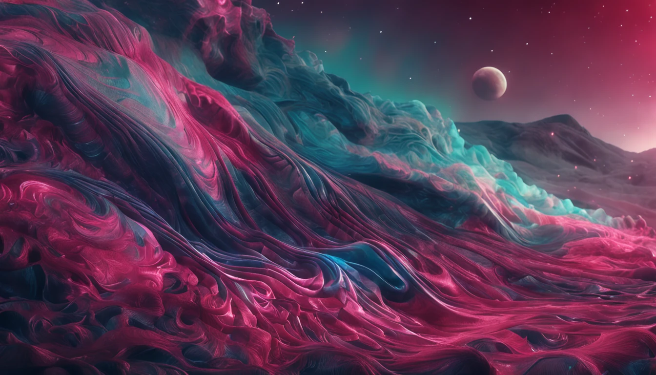 um corpo humano com ondas ressonantes ao redor em cores que remetem a magia