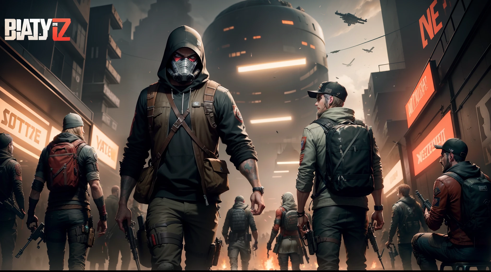 fitness man,strong man holding a gun,one man standing holding a gun and the other man on the ground, a shadowy city behind man, ultra realistic image, HD image, Full HD, Full definition, realism, ultra realistic quality, photography,professional photo, 8K, cinematic lighting, photographic, Eastman Kodak Color Negative film 5251 50T shot on panavision super ps . No arms,Light through the mist morning fog, highly detailed, photorealistic portrait, bright studio setting, studio lighting, crisp quality and light reflections, unreal engine 5 quality render, realistic face,naturals body figure on Instagram, full body shot, telephoto lens, 50mm --auto --s2