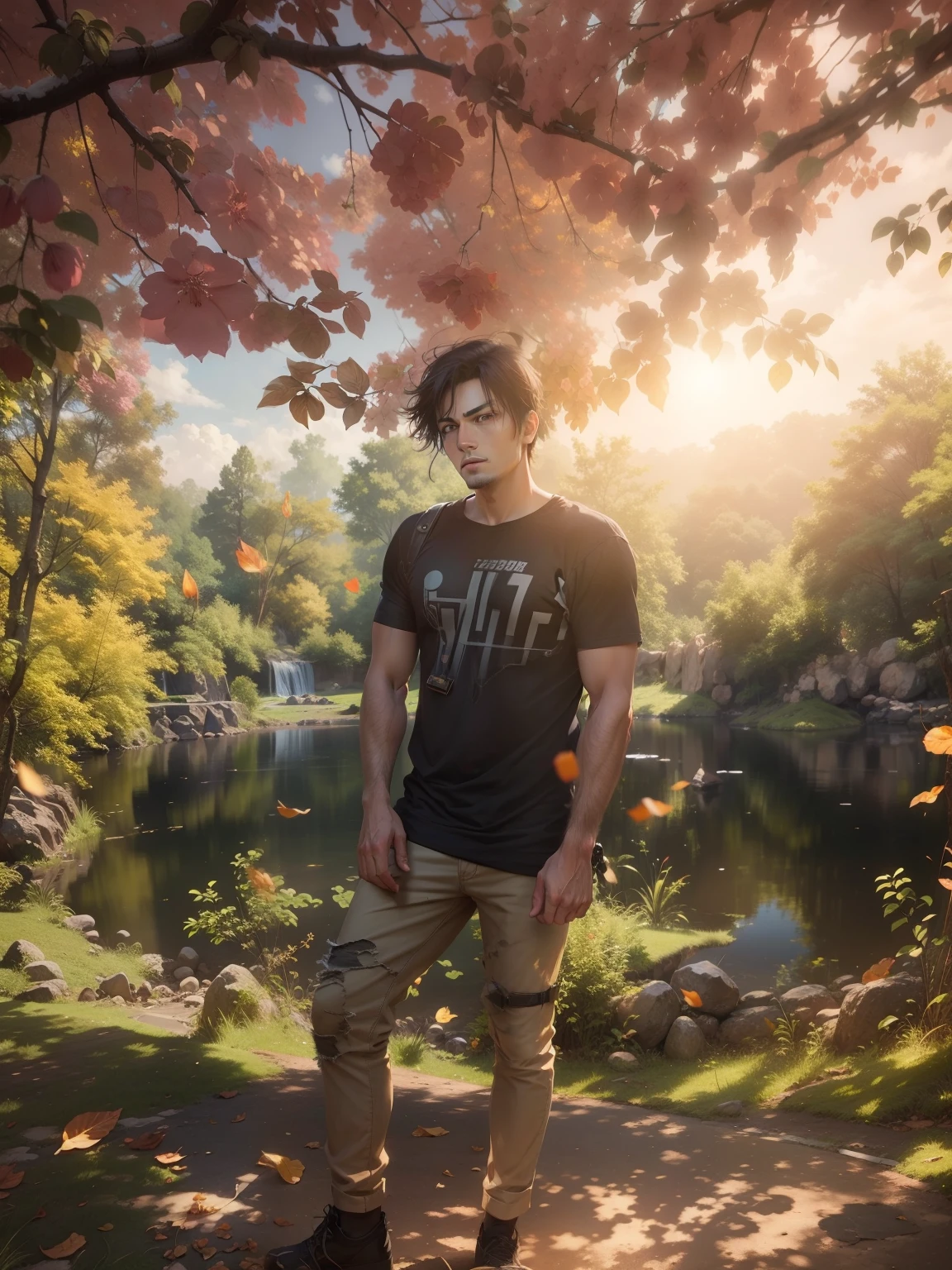 Professional photography, realistic background, beutiful face, anime