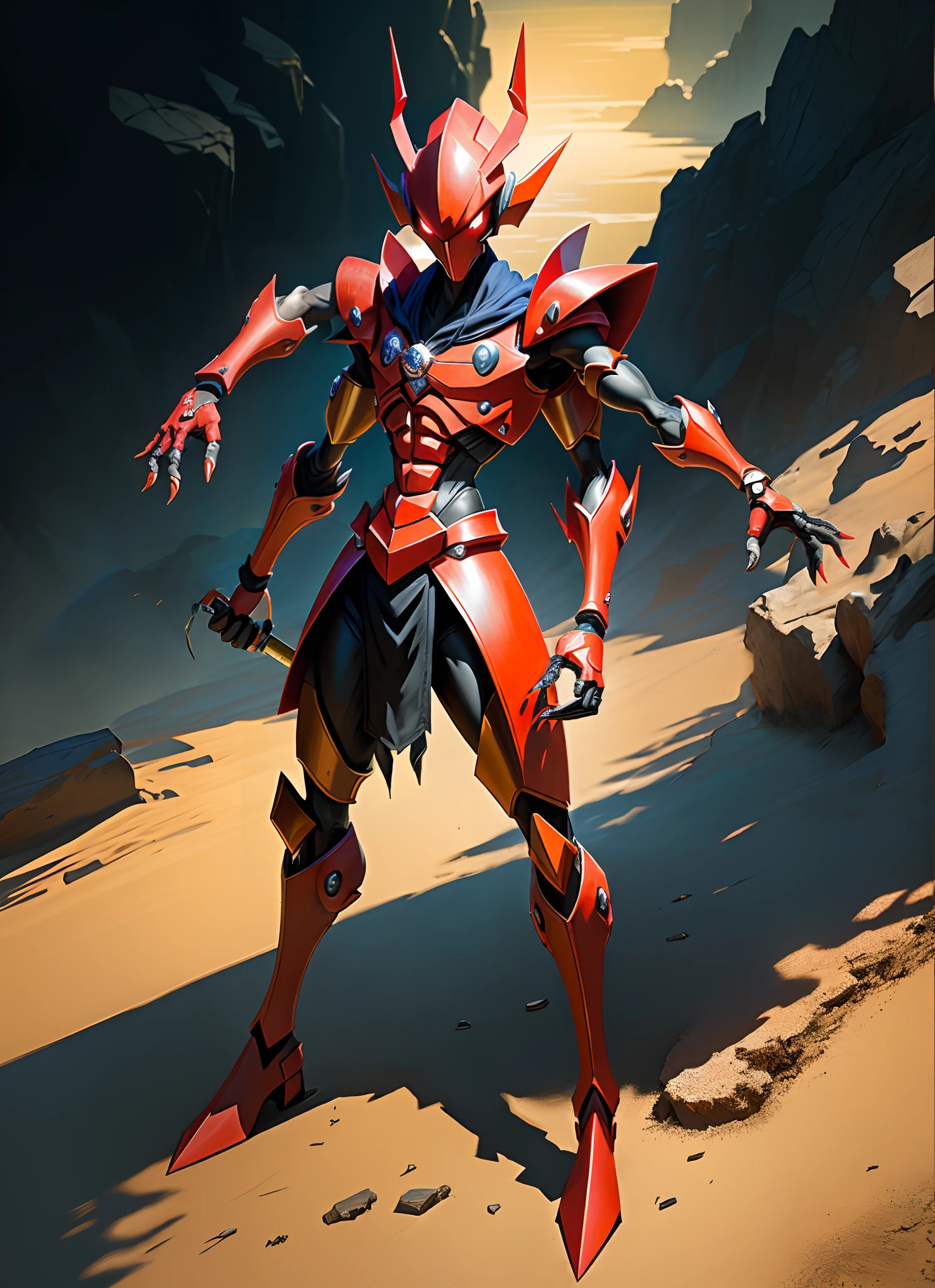 Adjust hand, five fingers, red