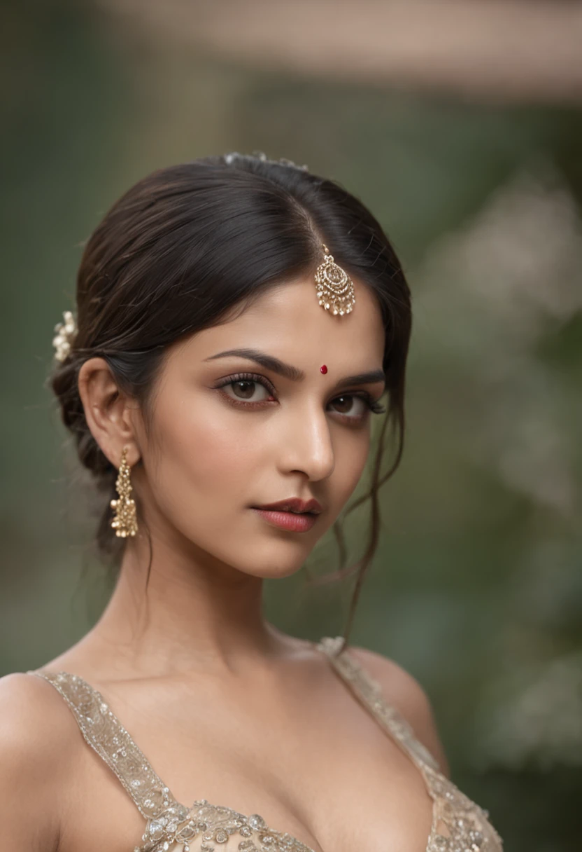 gorgeous Indian with perfect boobs, naked, hard , perky breasts tits, nsfw, factory, looking at camera, perfect, perfection, shiny, 50mm 85mm 1.2, film grain, canon, nikon, hasselblad, mamiya, ((bokeh))