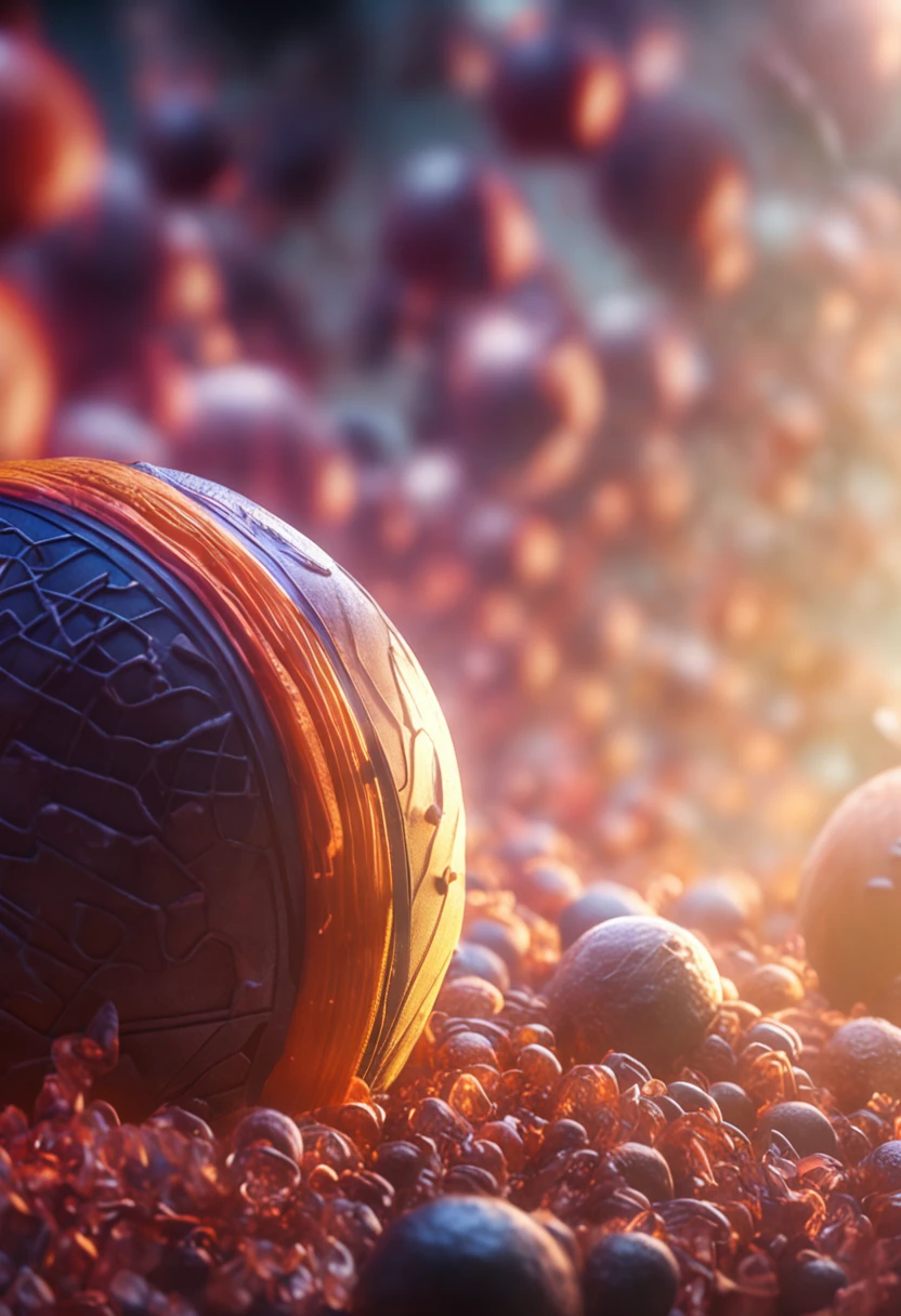 crie uma imagem de terapias holisticas com bolas de oxigenio