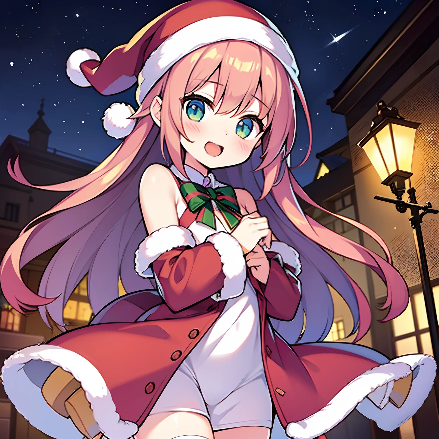 Santa Clothes、girl with