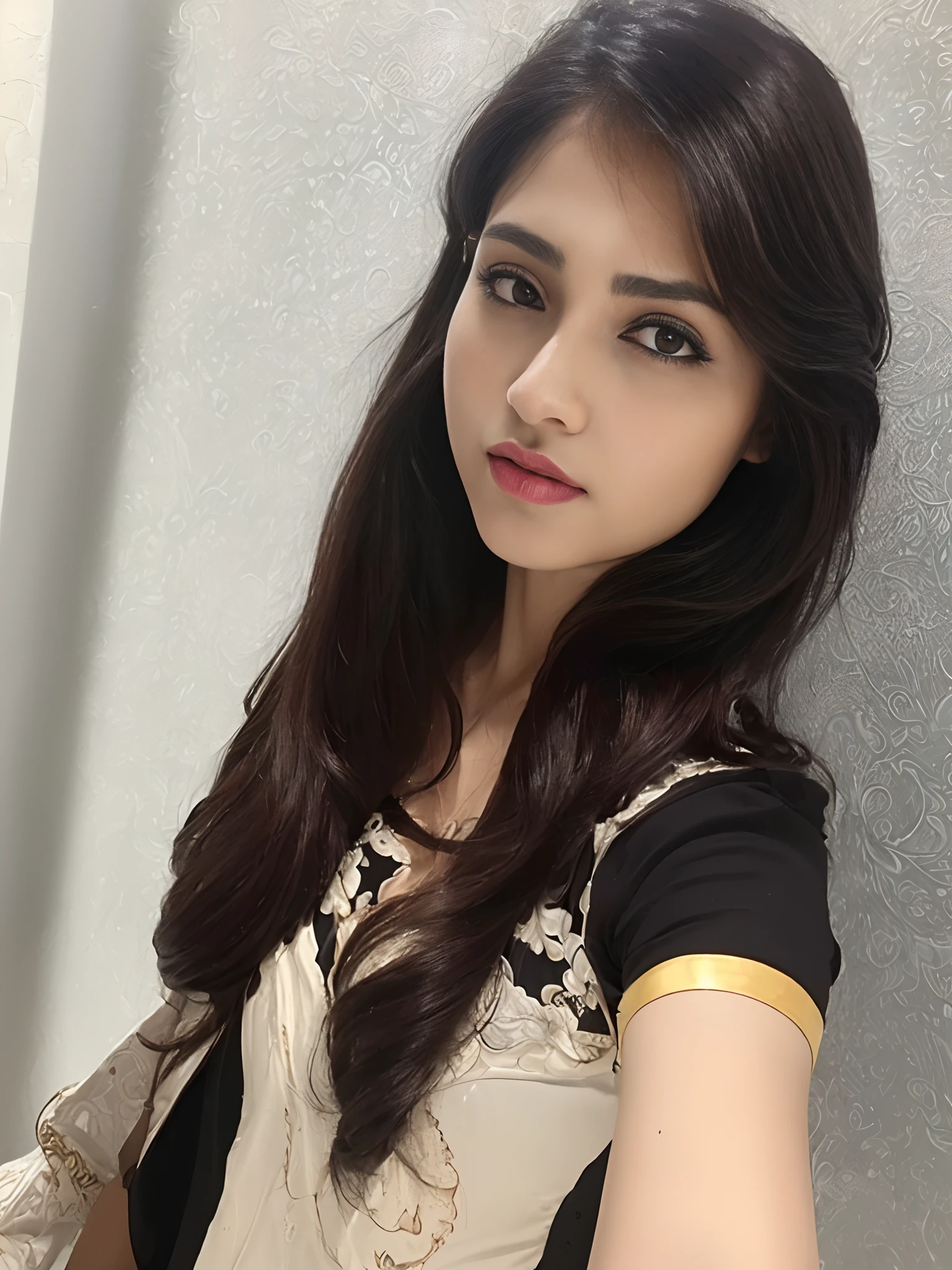 (Best Quality, 8k, 32k, Masterpiece, UHD:1.5), Photo of Attractive indian female model , 1 Girl, (gigantic Boobs:1.2), (short wavy hair), Abs, Perfect Body, Ultra Detailed Face, Detailed Lips, Fine Eyes, double eyelids, pajamas, on the bed, (seductive), ((aroused:1.5))