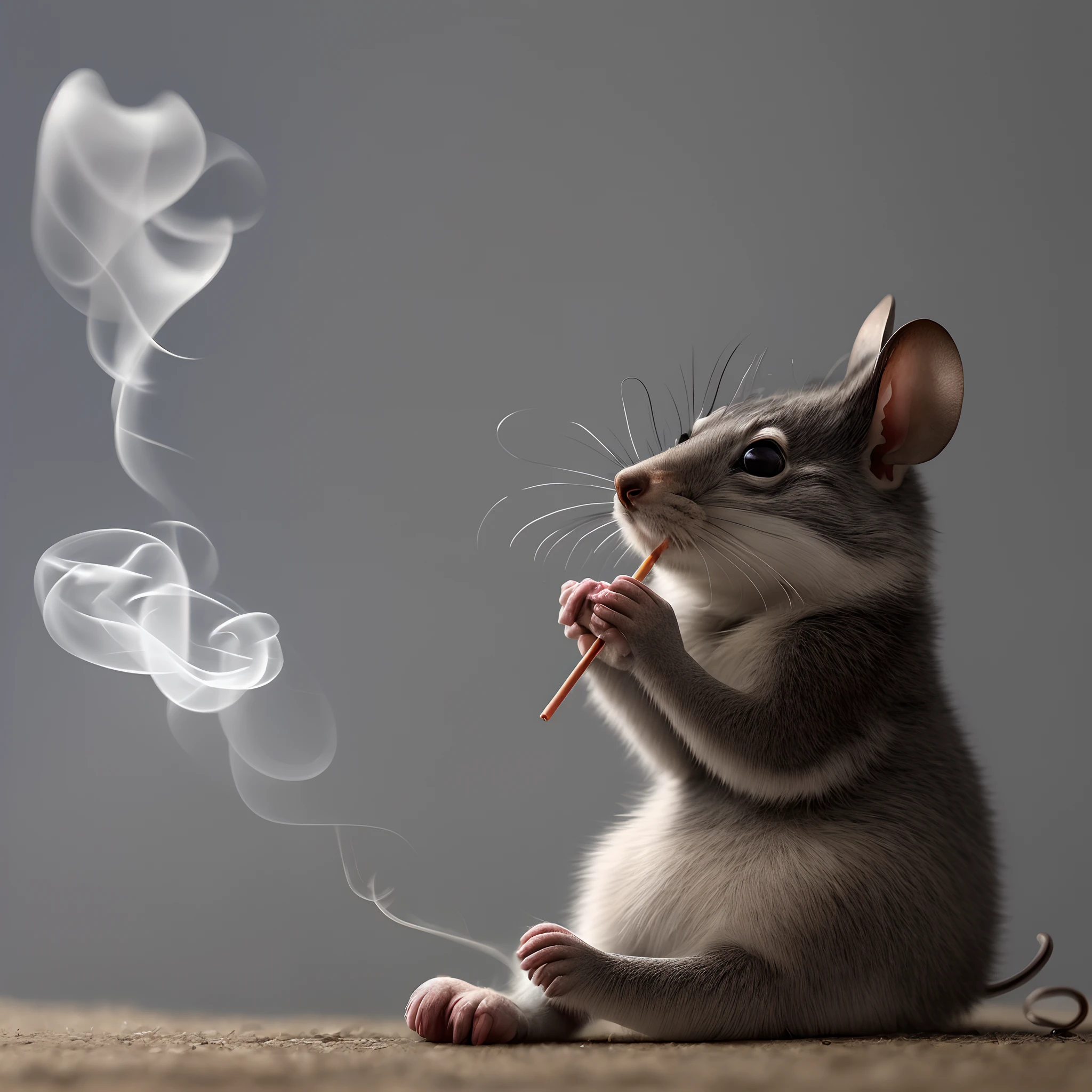 Souris qui fume