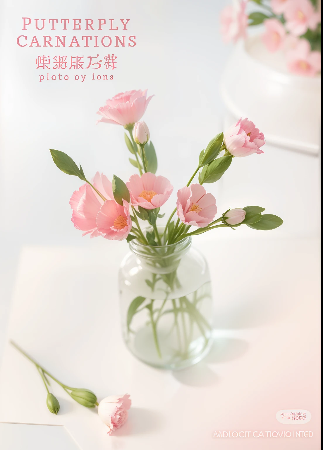 carnation,Pink petals,ultraclear,A high resolution
