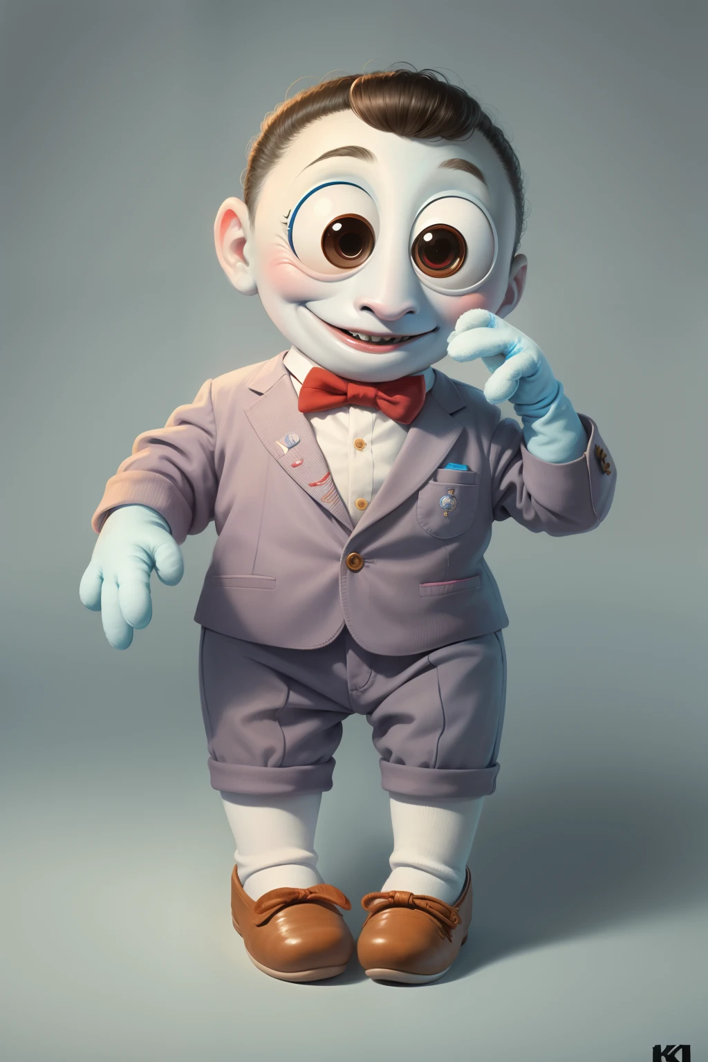 Pee wee Herman, As a sock puppet,concept art, 4k