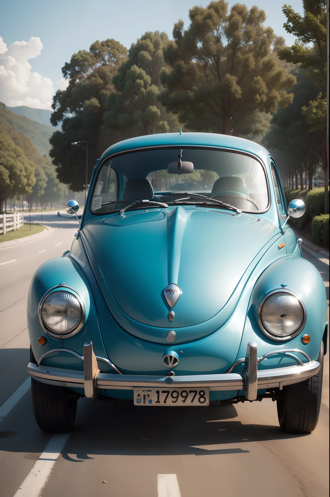 FUSCA AZUL 1973