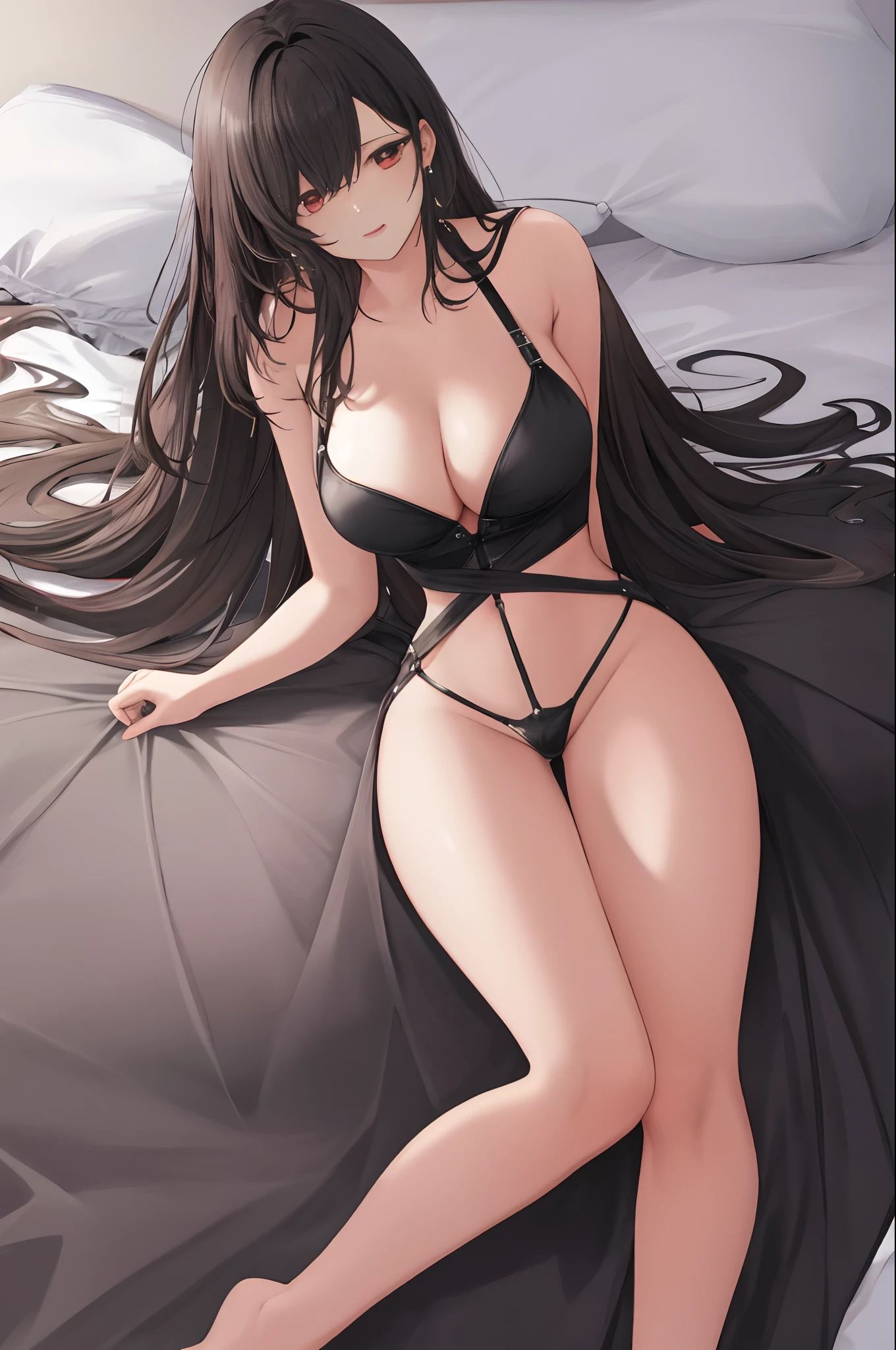 Tifa FF7， 1girll， 独奏， looking at viewert， Be red in the face， sitted， on top of the bed， wariza， seduct smile， vests， a black skirt， Slip dress， hason， black thighhigns， Red gloves， brassier， Zetai Dragontree， stooped， headtilt， Close one eye，Long fluffy hair，slender leg，of eyes，Mature charm，Thin face，Tall figure，Cover your chest，Lying in bed，Nudity all over，fullnude，Exposure of female genital organs，opening legs，urinating，Pee，Pee in bed，Hand optimization，fullnude，fullnude， fullnude，fullnude，with her mouth open（Scream，Pampering），scissor hands，open waist，show legs，cropped shoulders，Exposing female genital organs，Lie down，close-up all over the body，perspire，Be red in the face，pink areolae,Exposing female genital organs，Get wet all over your body,sitted，Spread your legs ，show，an female genital organs，urinating（Spray urine），（Self-comfort，Masturbation），（From female genital organs，Shedding of urine，semi transparent，the milky，Love liquid），On sheets，soggy（urine，Love liquid），Damp condoms（Wet pubic hair）， There are a lot of condoms，There are plenty of birth control pills，The overall look is very erotic。 photorealestic，photograph realistic，best qualtiy，tmasterpiece，Extremely refined and beautiful，extremely detaile，CG，8K，Amazing Cleavage，finely detailled，tmasterpiece，Best quality at best，Extremely detailed CG system