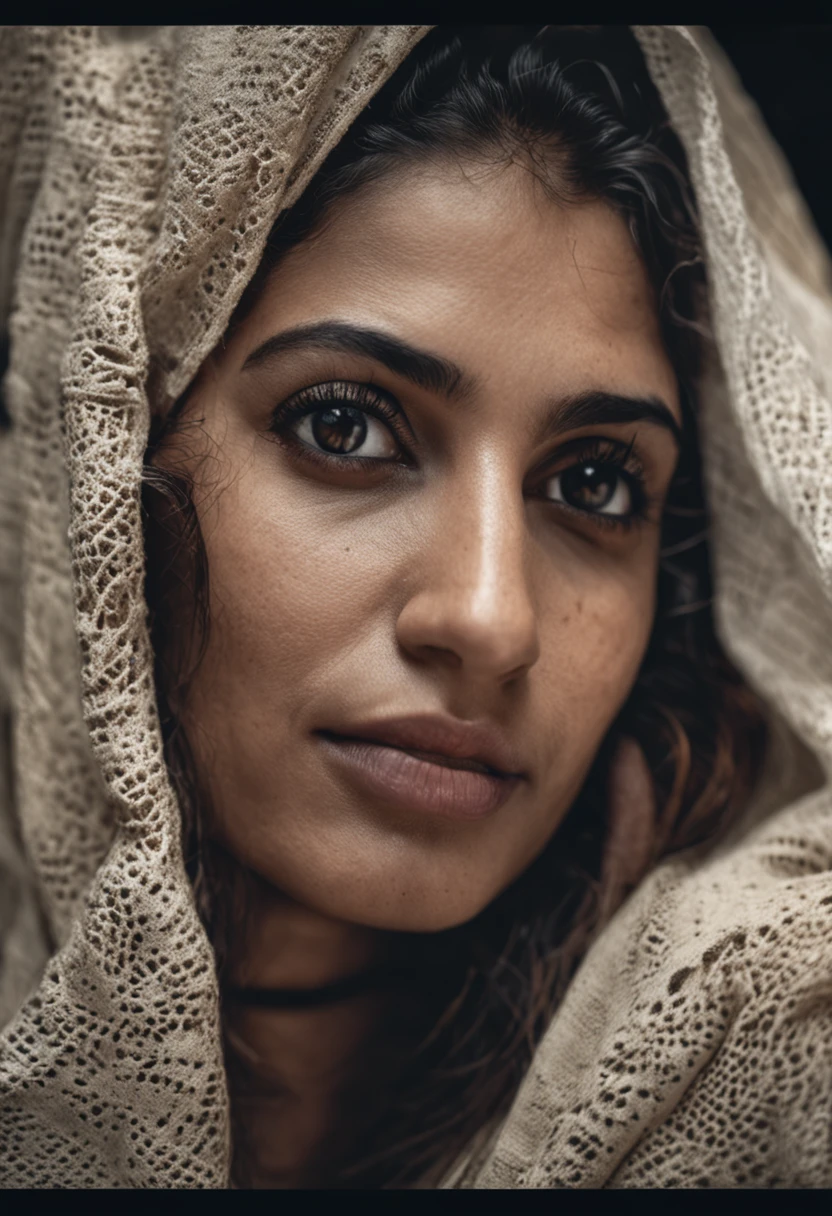 close-up of aThe sexy Syrian WOMAN , young, realistic, cheveux noirs , Texture naturelle de la peau, 24 mm, Textures 4k, soft cinematic light, Photo brute, photorealism, photoreallistic, complexe, elegant, highly detailed, mise au point nette, ((((((cinematic look)))), tons doux, insane detail, Intricate details, hyperdetailed, Faible contraste, soft cinematic light, couleurs sombres, exposure blend, Hdr, faded