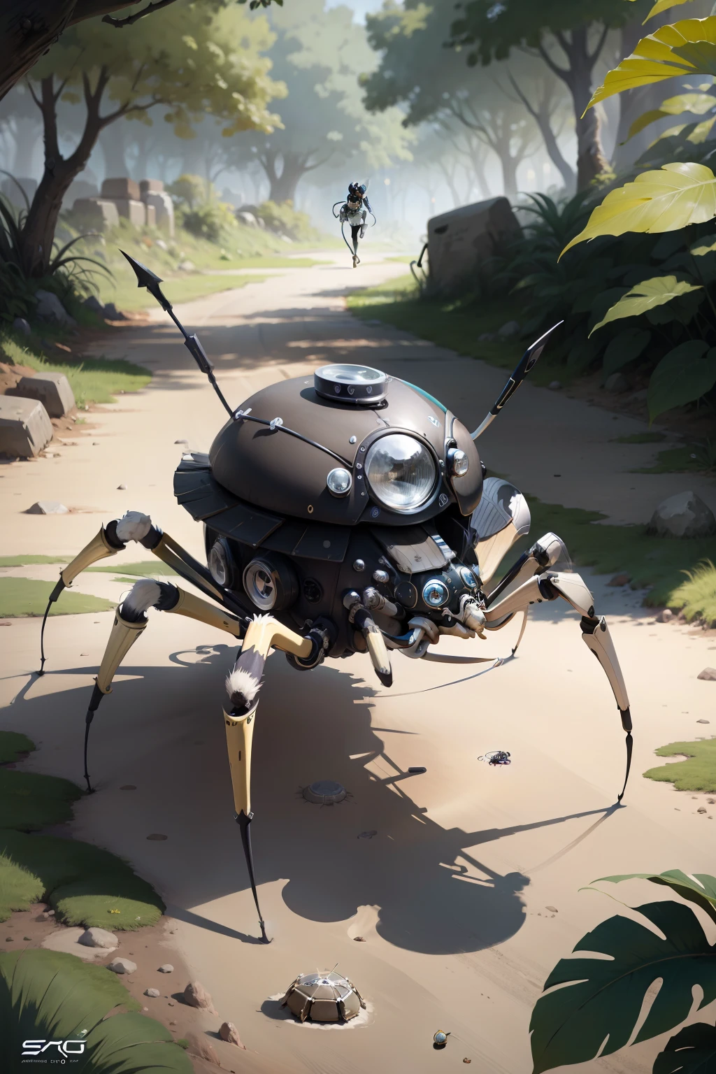 Ringo start, spider, concept art, 4k