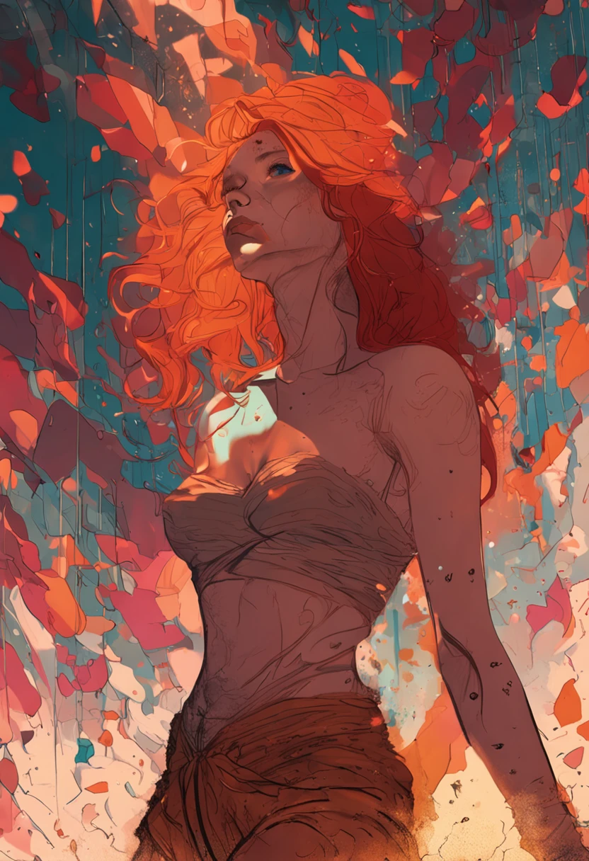 Naked redhead