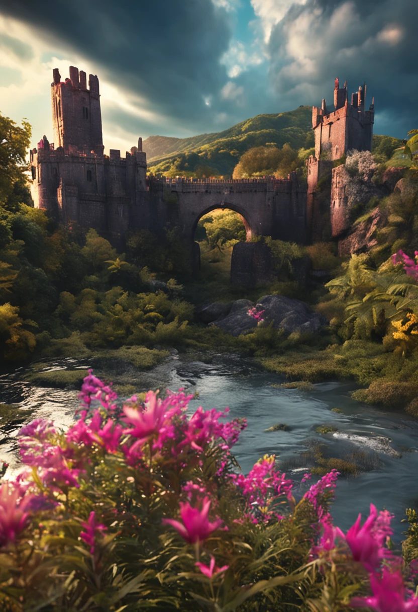 Kingdom of Heaven Castle, rodiado por anjos e nuvens