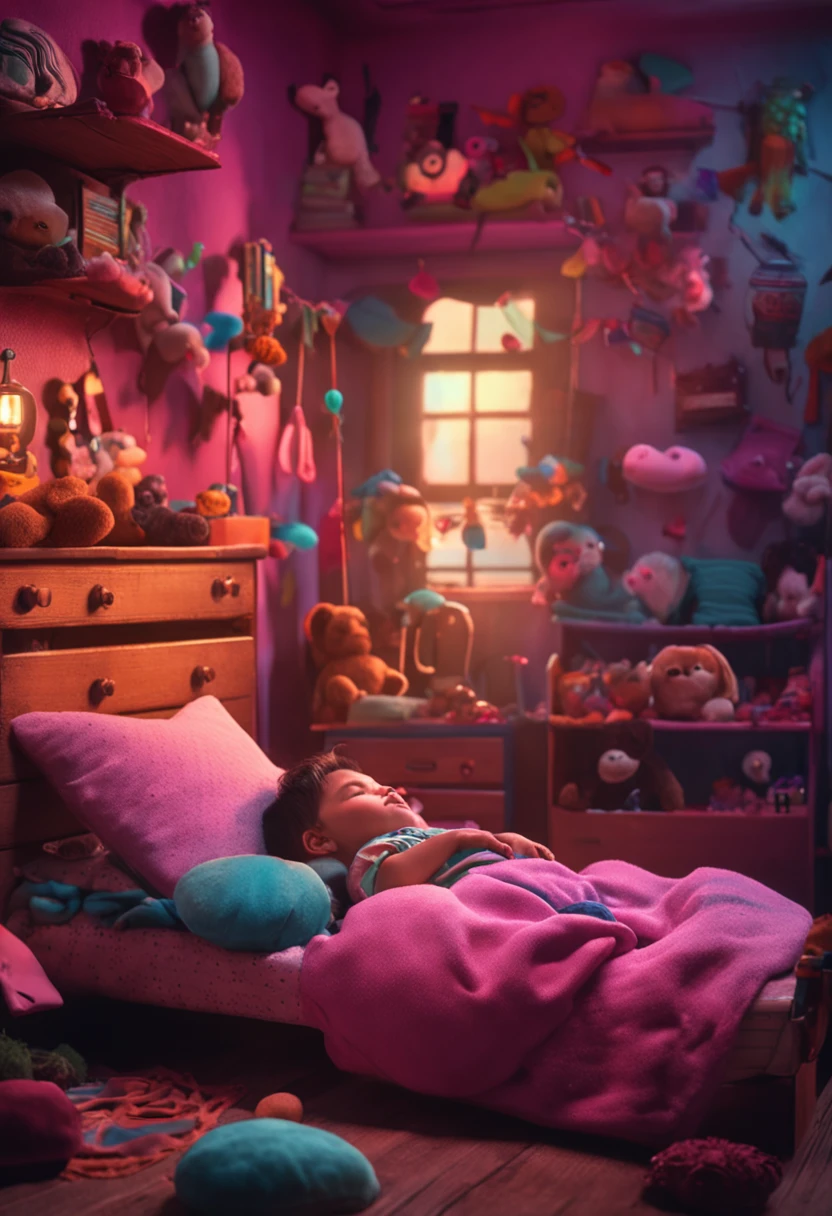 The child in the uploaded photo is sleeping