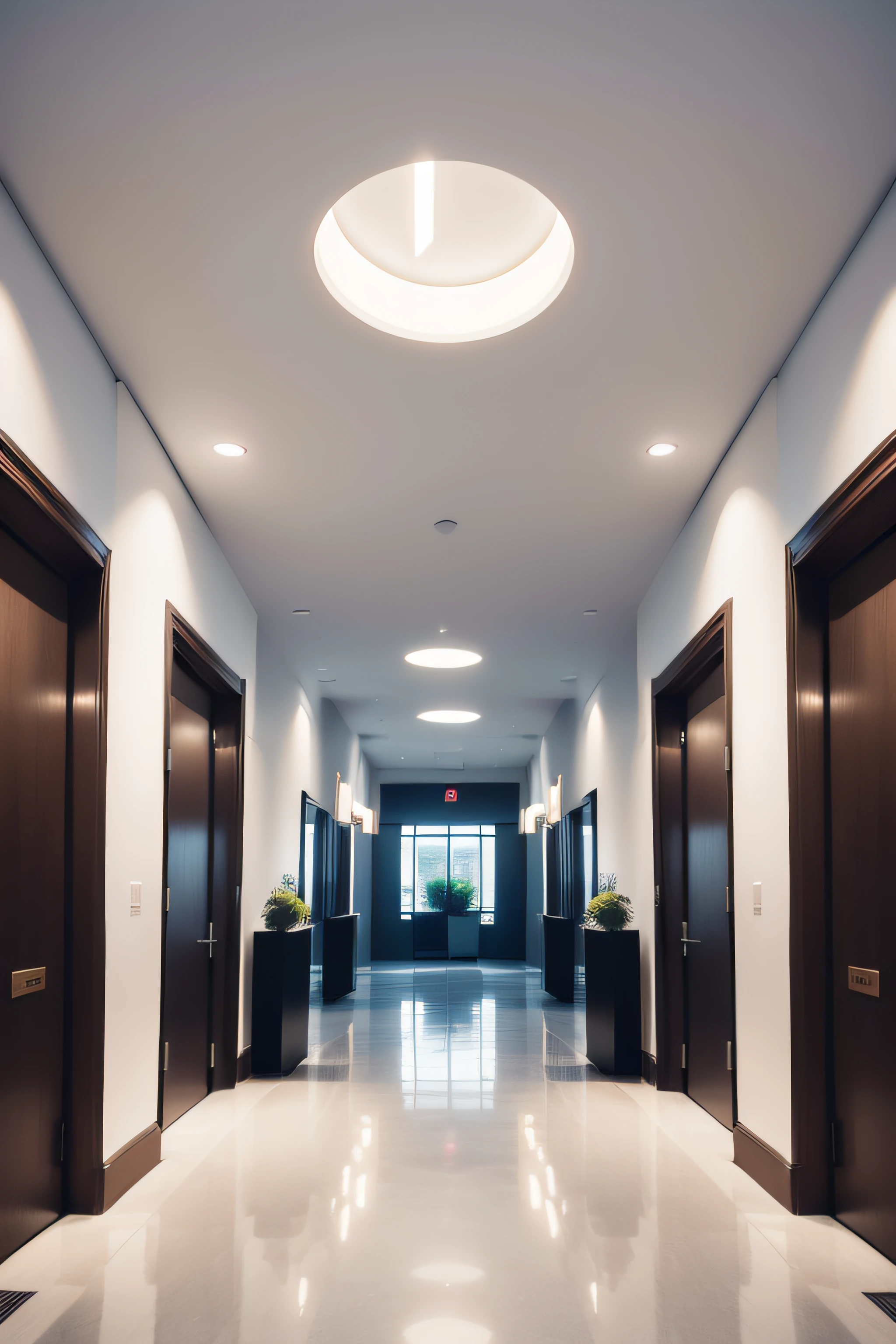 Logo of a modern building lobby with minimalist and elegant design.